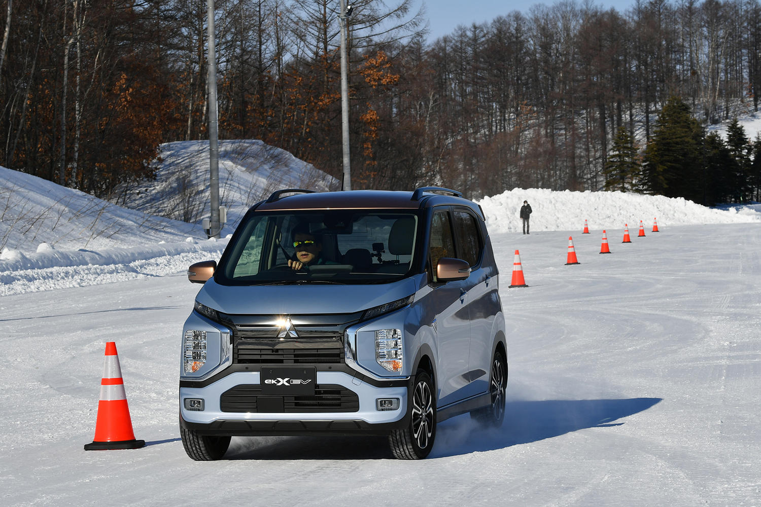 アウトランダーPHEVとeKクロスEVの雪上試乗 〜 画像24