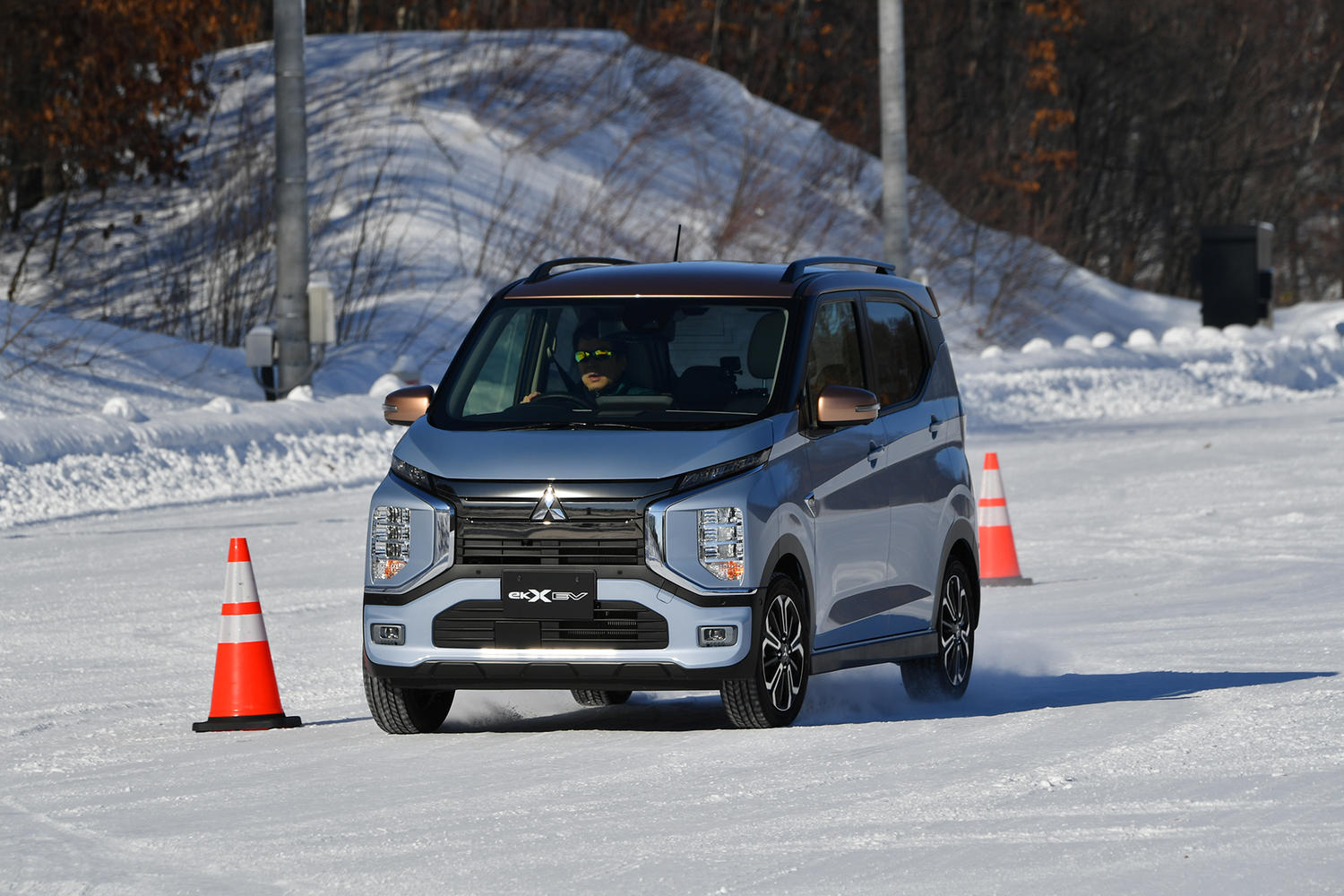 アウトランダーPHEVとeKクロスEVの雪上試乗 〜 画像28