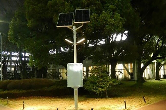 三菱が作ったPHEVの使用済みバッテリーを使った街路灯！　じつはもの凄く合理的で優れたアイディアだった