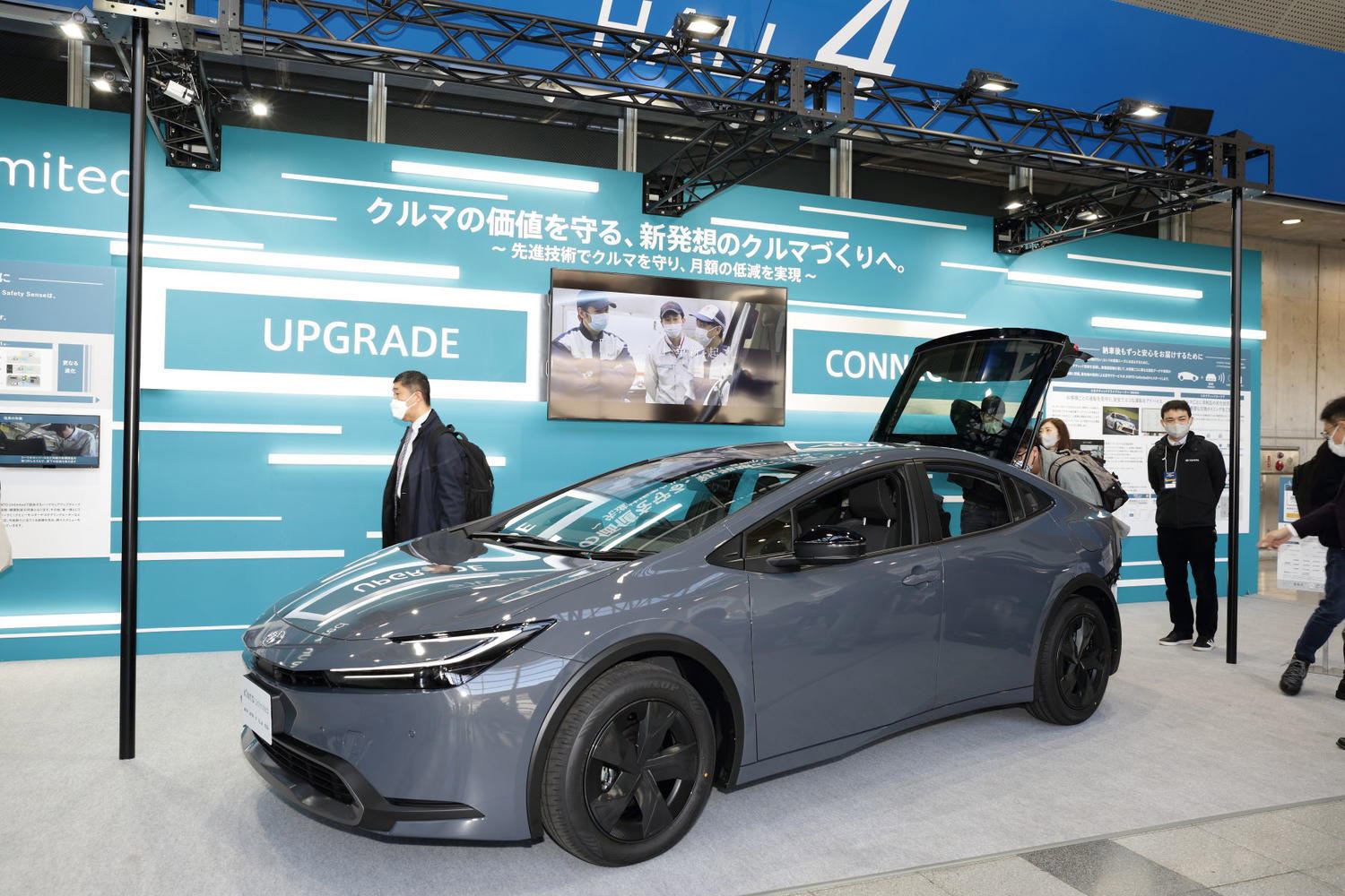 東京オートサロンに展示されたトヨタ・プリウス KINTO Unlimited