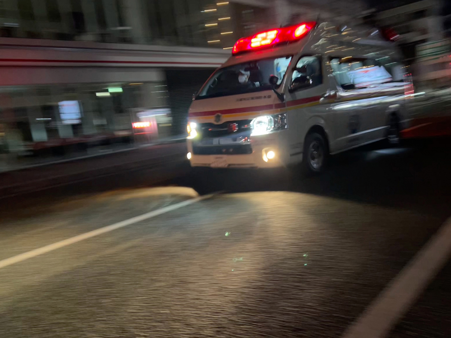 救急車の走行イメージ