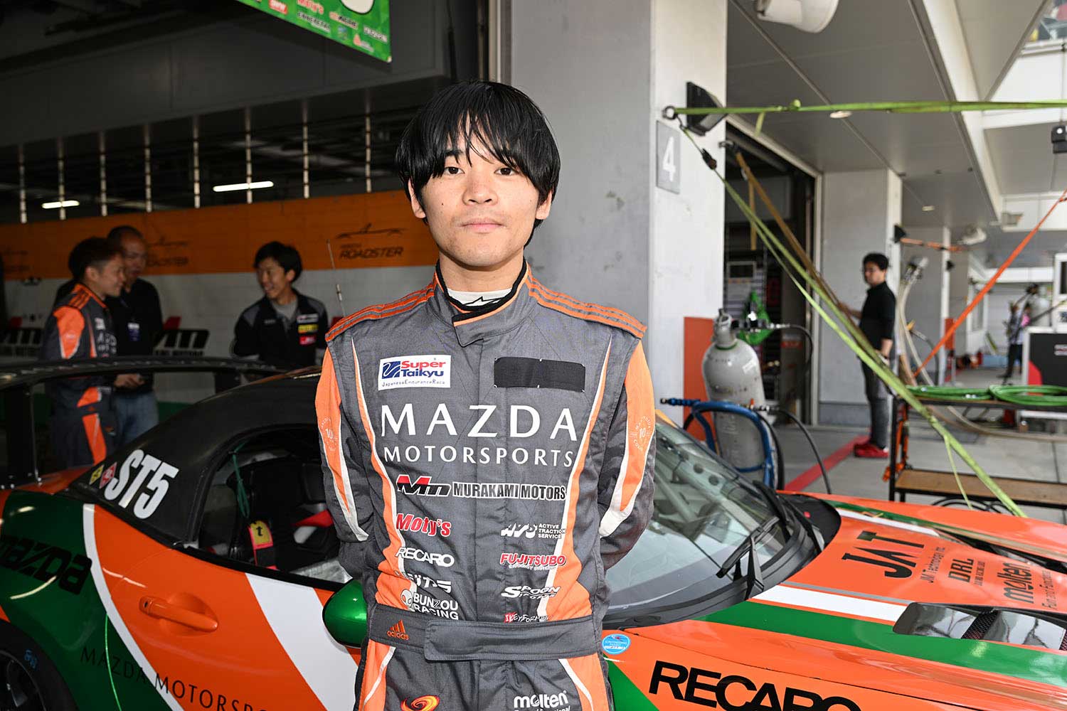 スーパー耐久第2戦に88号車「村上モータースMAZDAロードスター」で参戦した岡本大地選手 〜 画像4