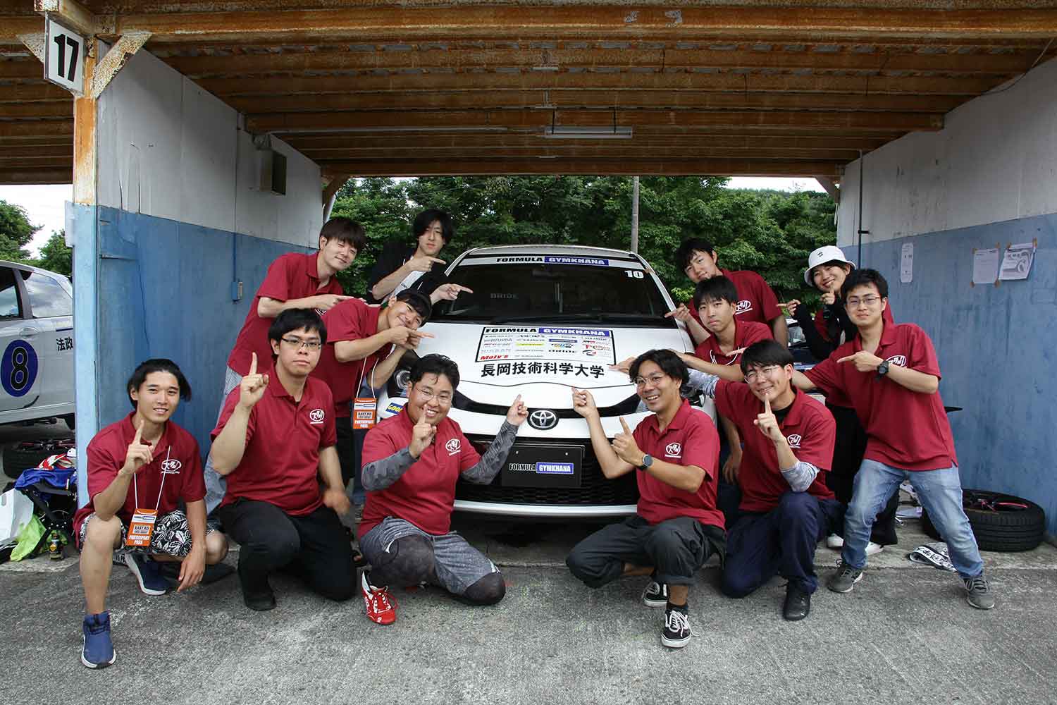 フォーミュラジムカーナ東日本予選第1位の長岡技術科学大学