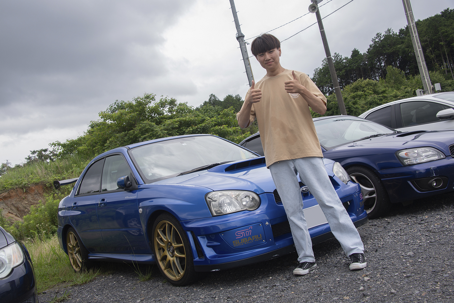 武田翔太くんとスバルインプレッサWRX