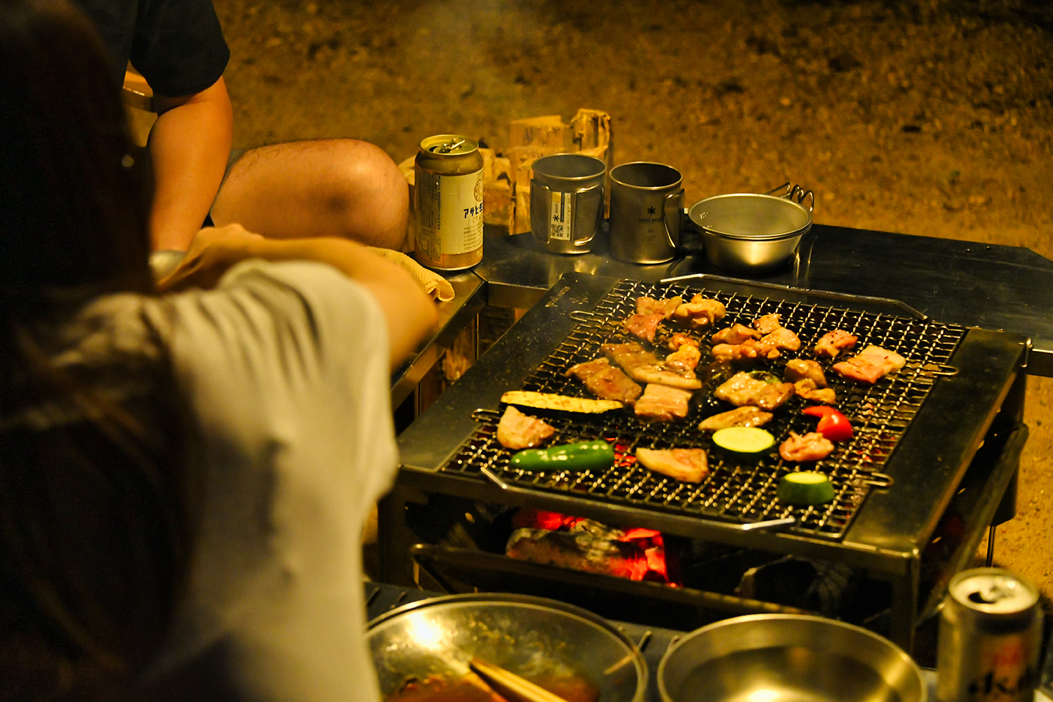 BBQのようす