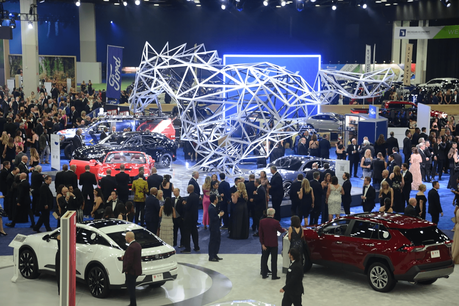 North American International Auto Show2023の会場風景