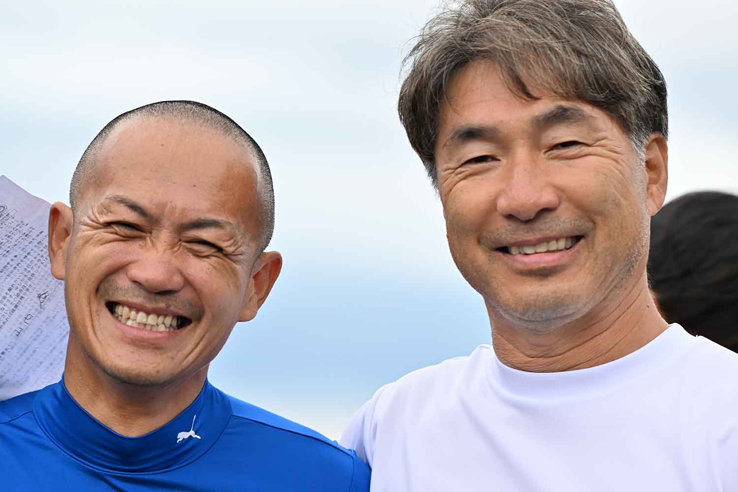 全日本ジムカーナ選手権への参戦を誘った多田安男選手と田中哲也選手