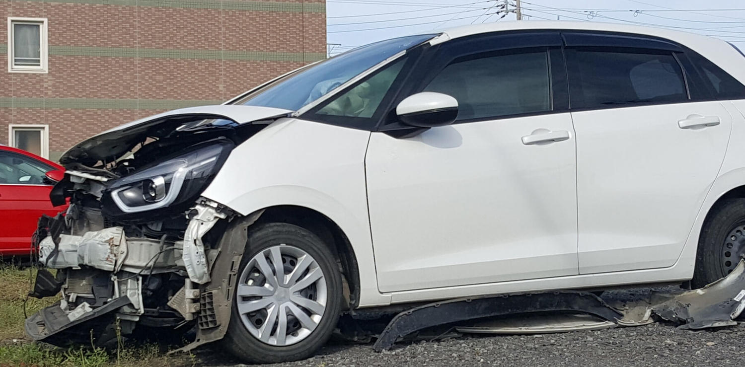 大きな事故を起こした車両