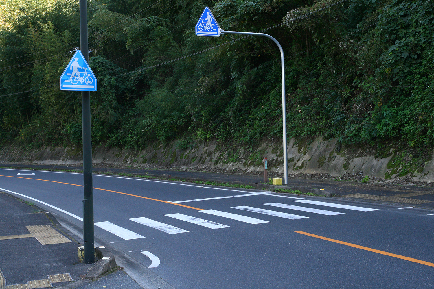 信号のない横断歩道