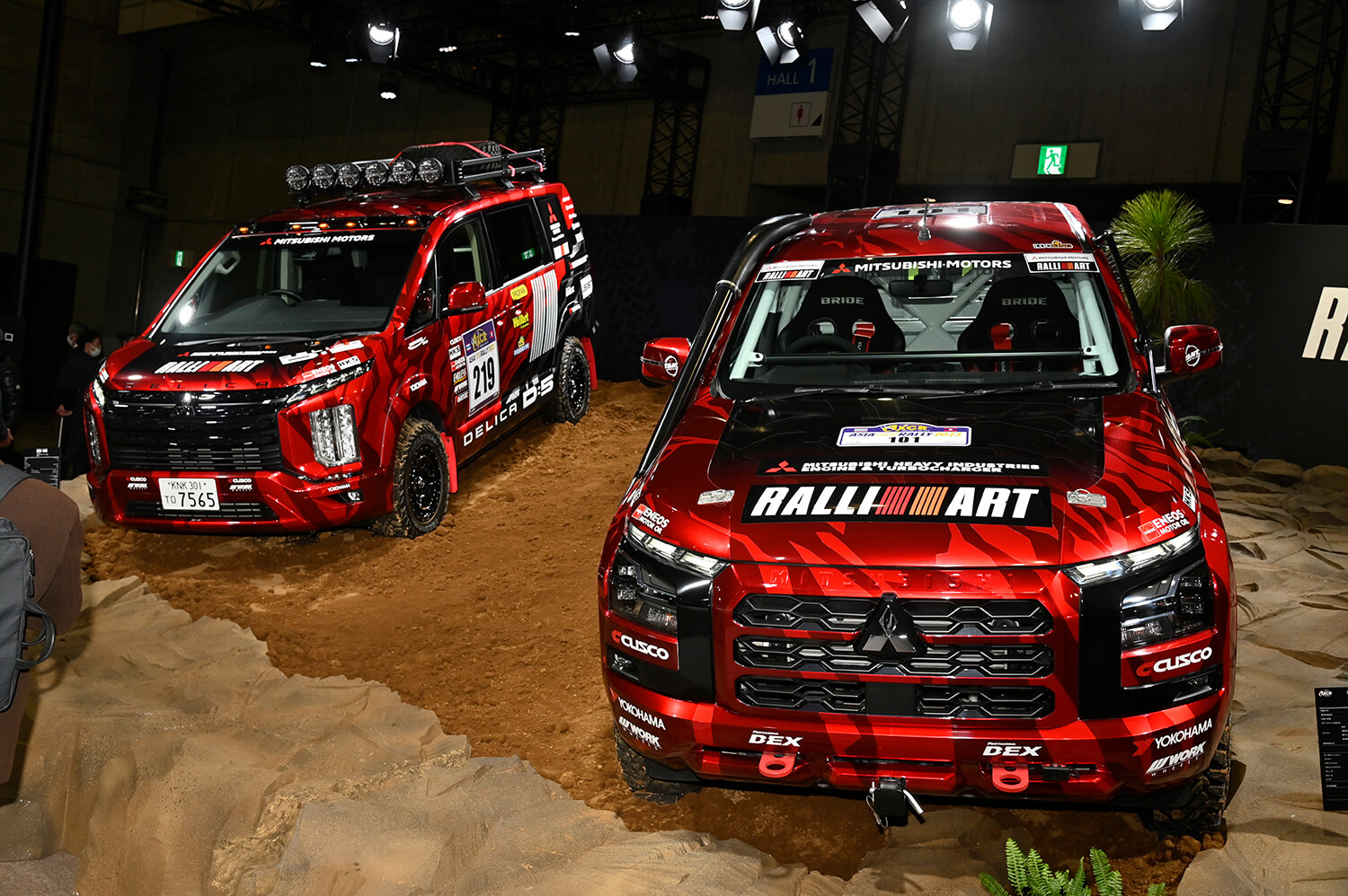 三菱トライトン・アジアンクロスカントリーラリーテスト車両