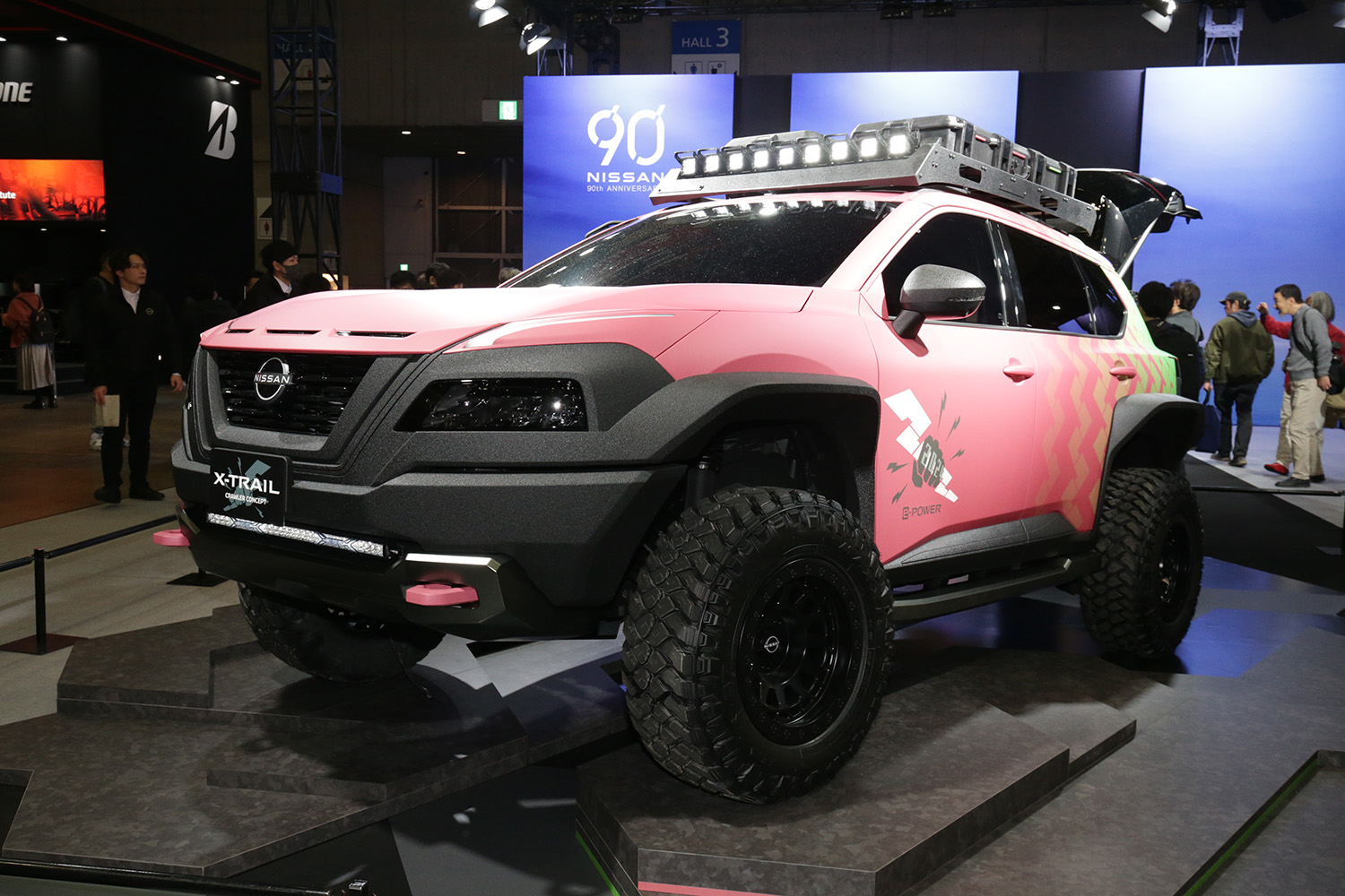 「X-TRAIL CRAWLER CONCEPT」のフロントスタイリング