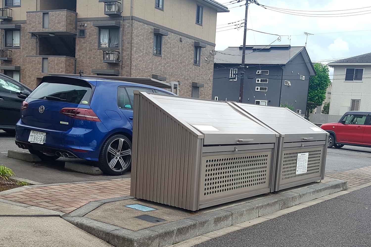 集合住宅のゴミ集積所