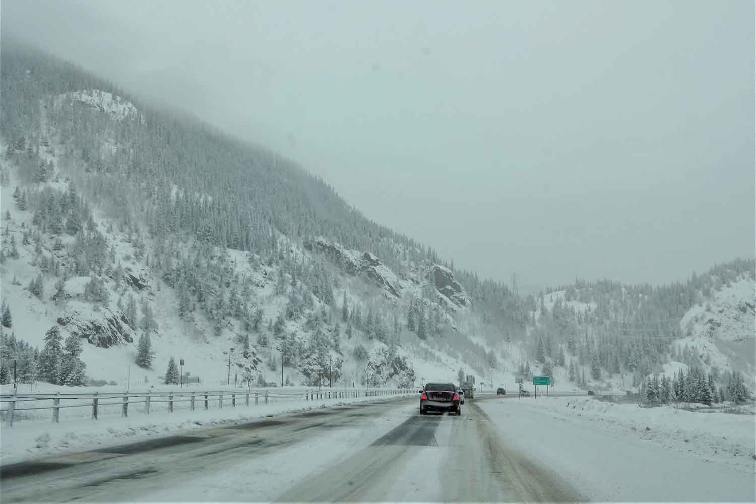 積雪したアメリカのフリーウェイ 〜 画像4