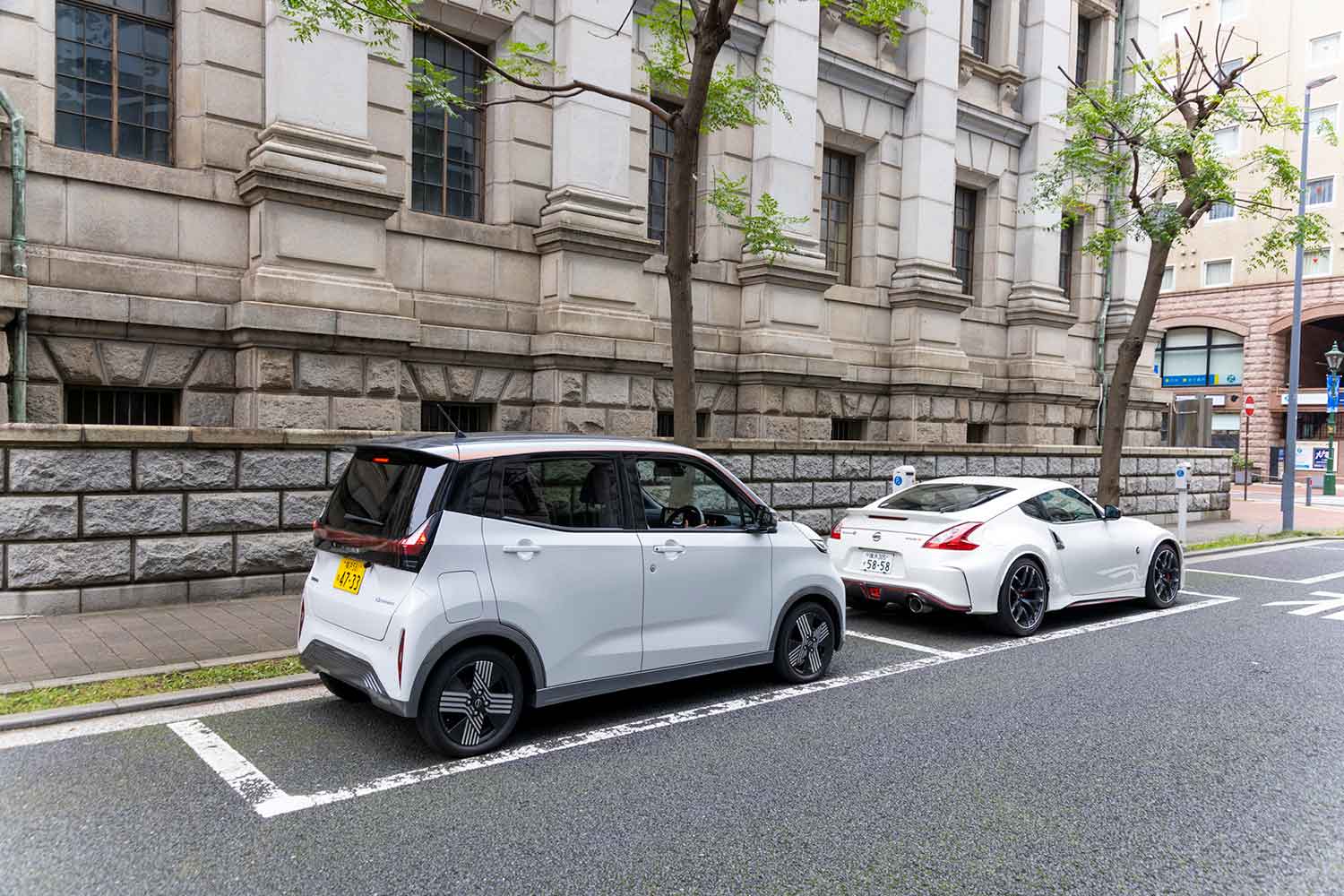 縦列駐車のイメージ