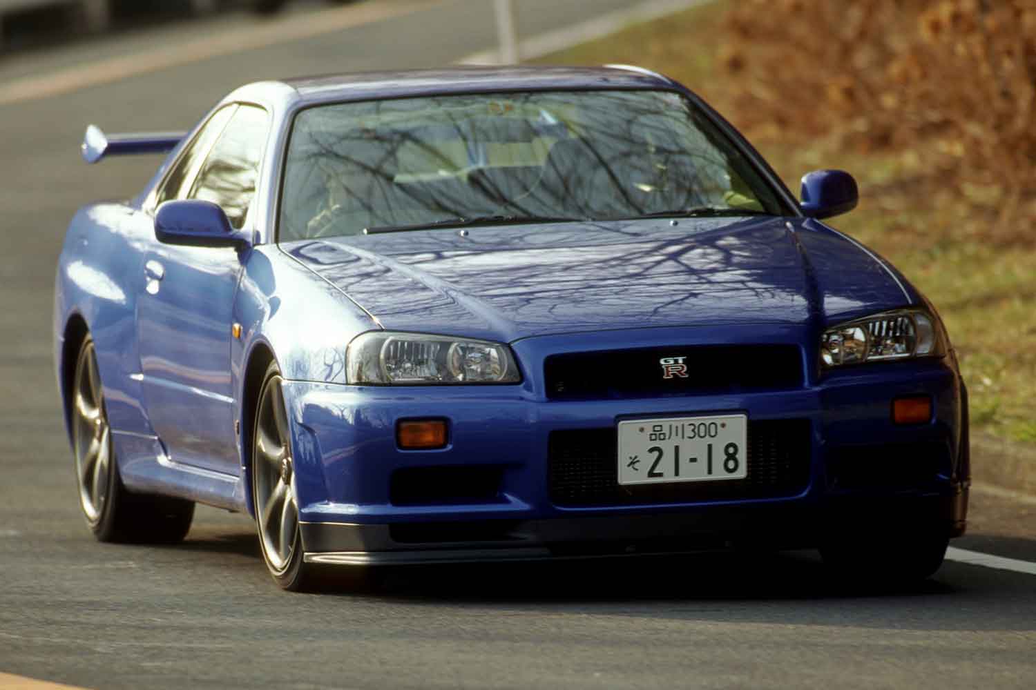 日産スカイラインGT-R（R34）の走行写真