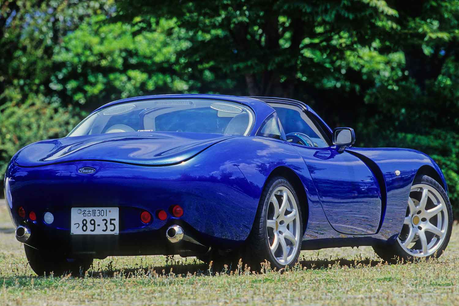 TVRタスカン（2代目）のリヤスタイリング