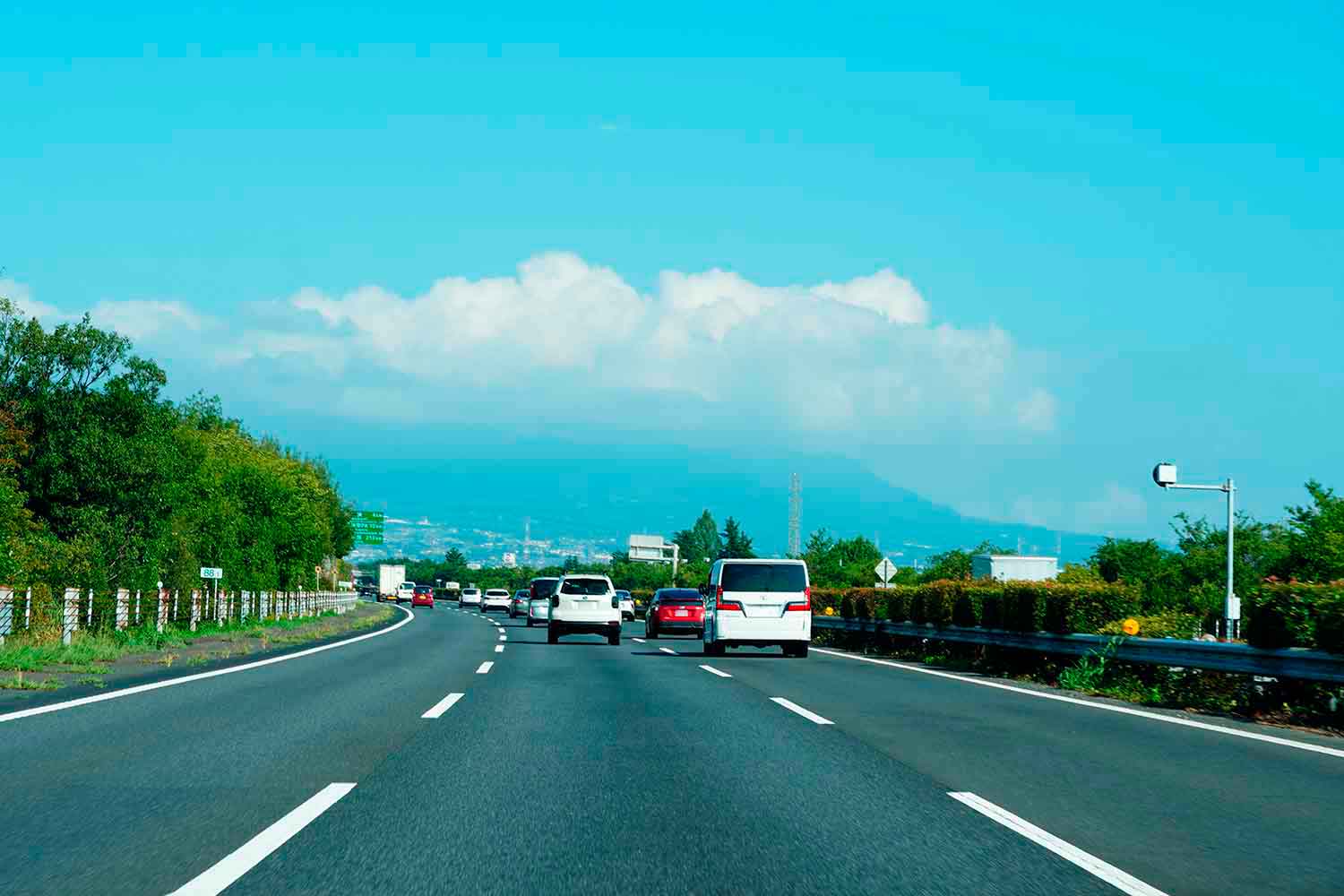 高速道路の様子