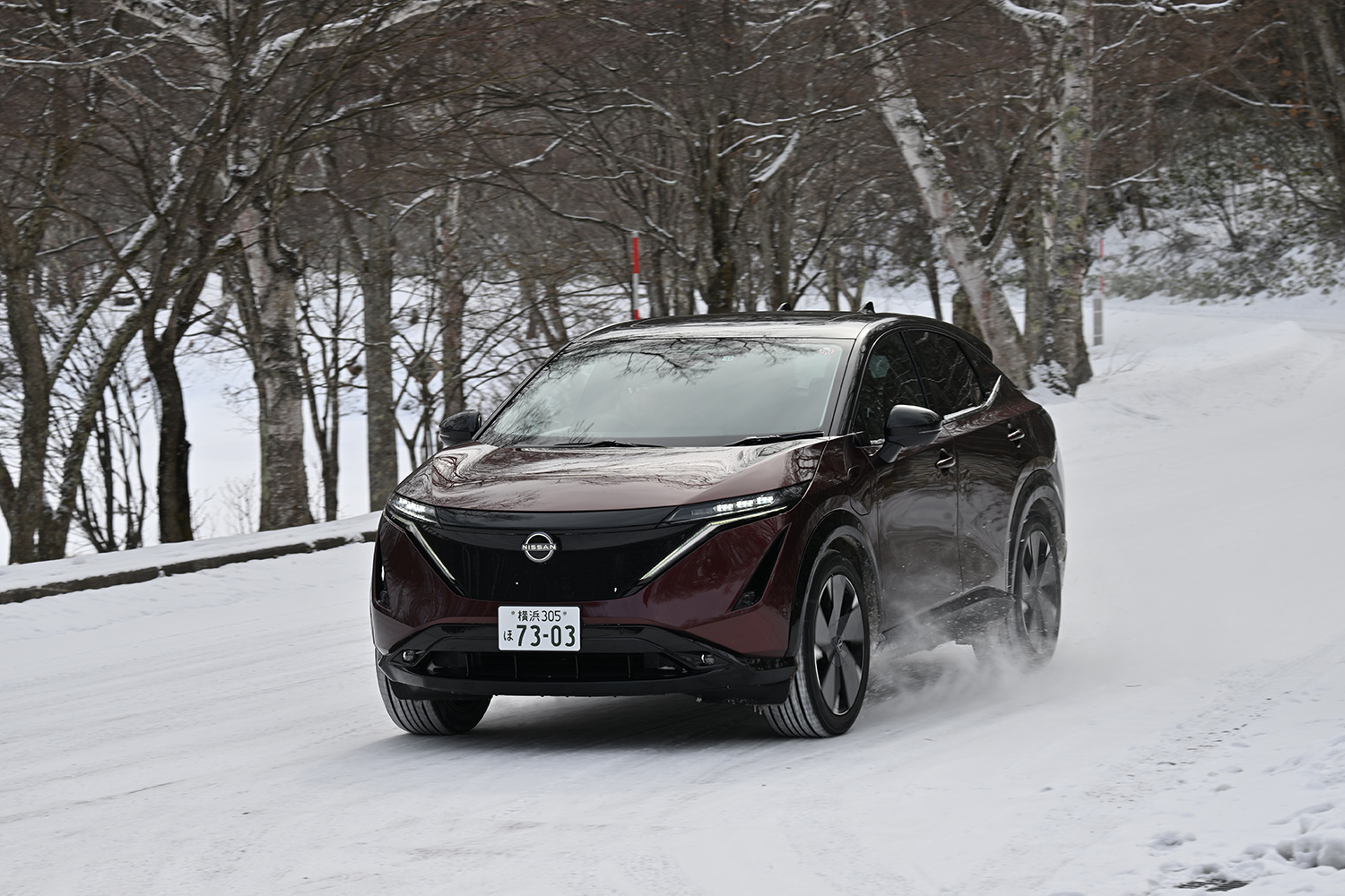 レーシングドライバーが最新の日産車を雪上で一気乗り 〜 画像3