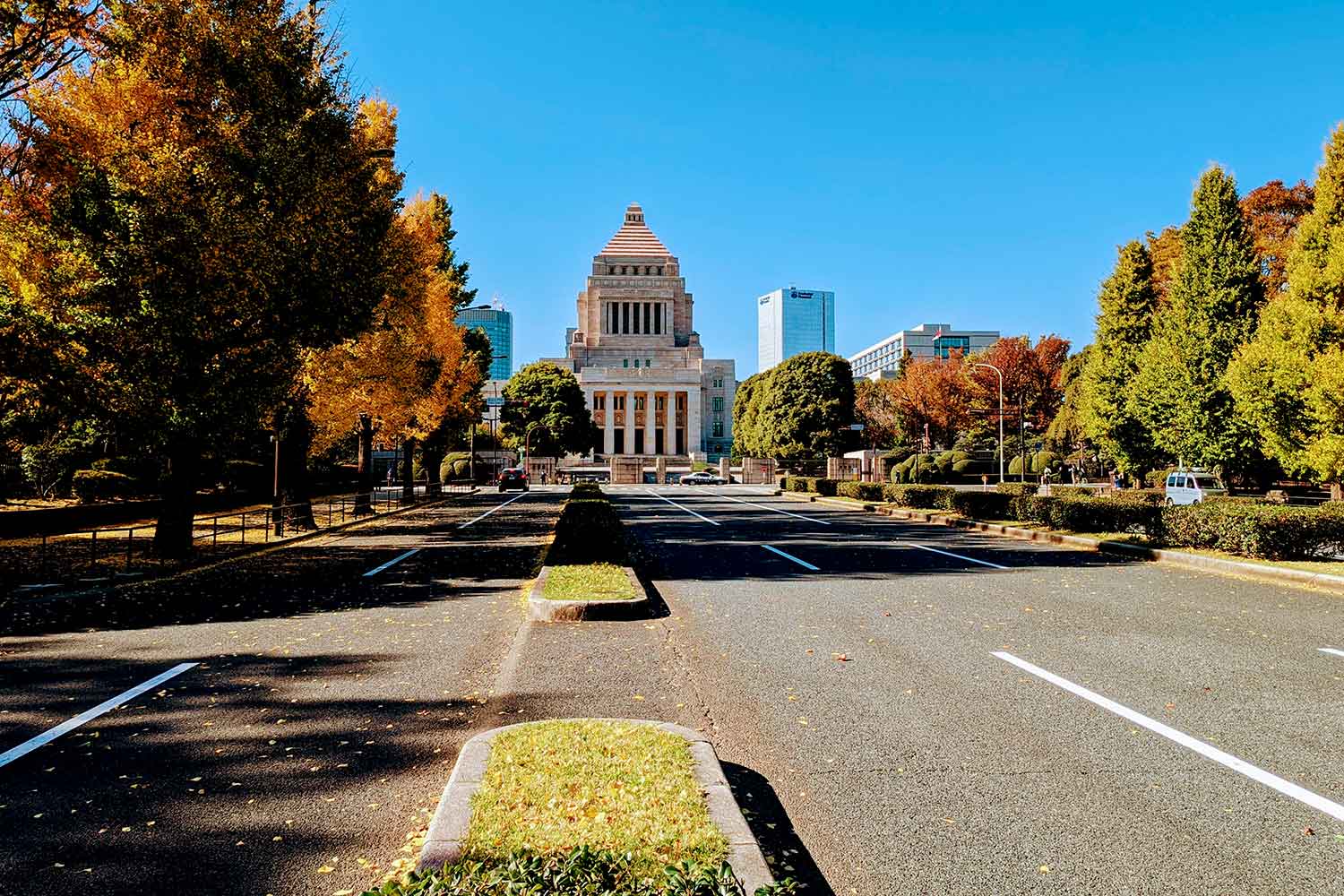 国会議事堂前の道路