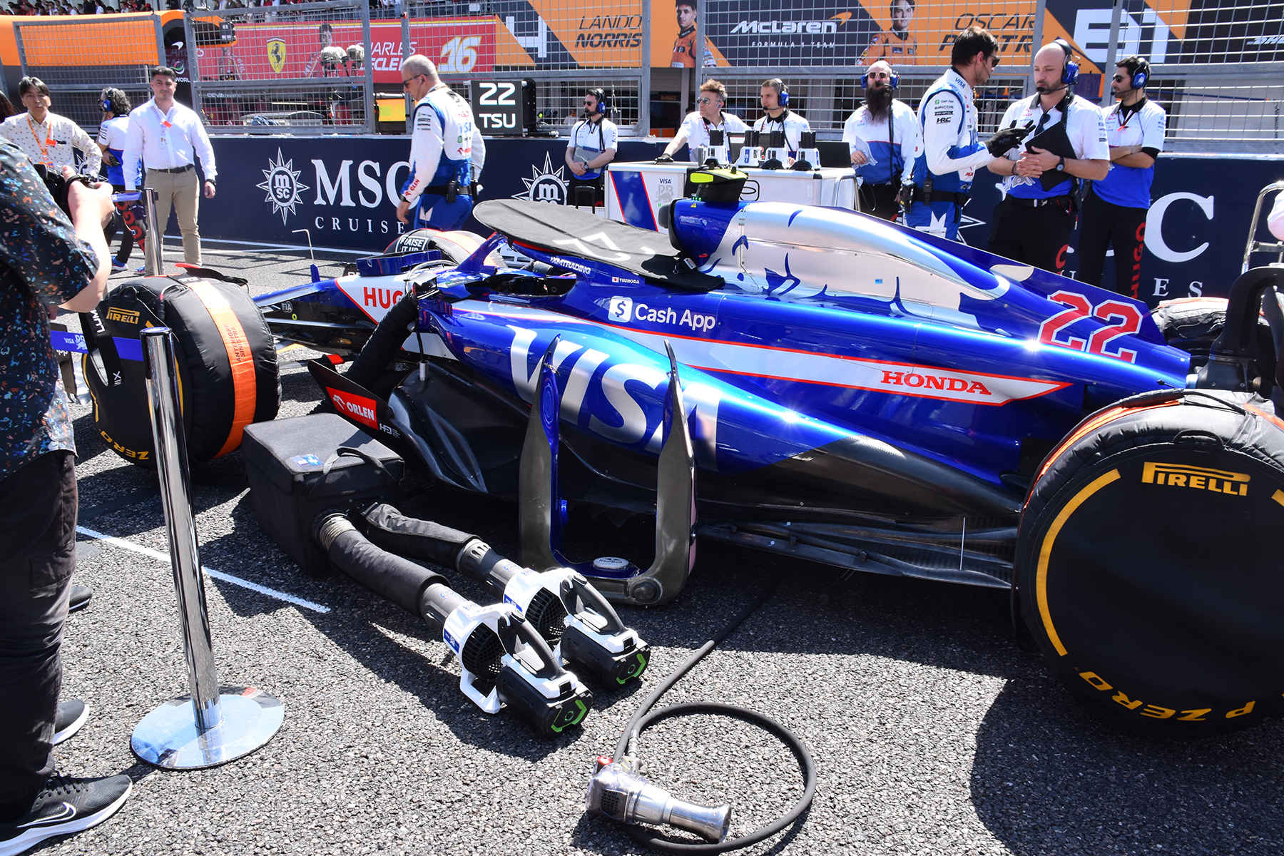 桜満開の鈴鹿がみせたF1日本GP激熱の闘いをカタール航空のパドッククラブから観戦した 〜 画像56