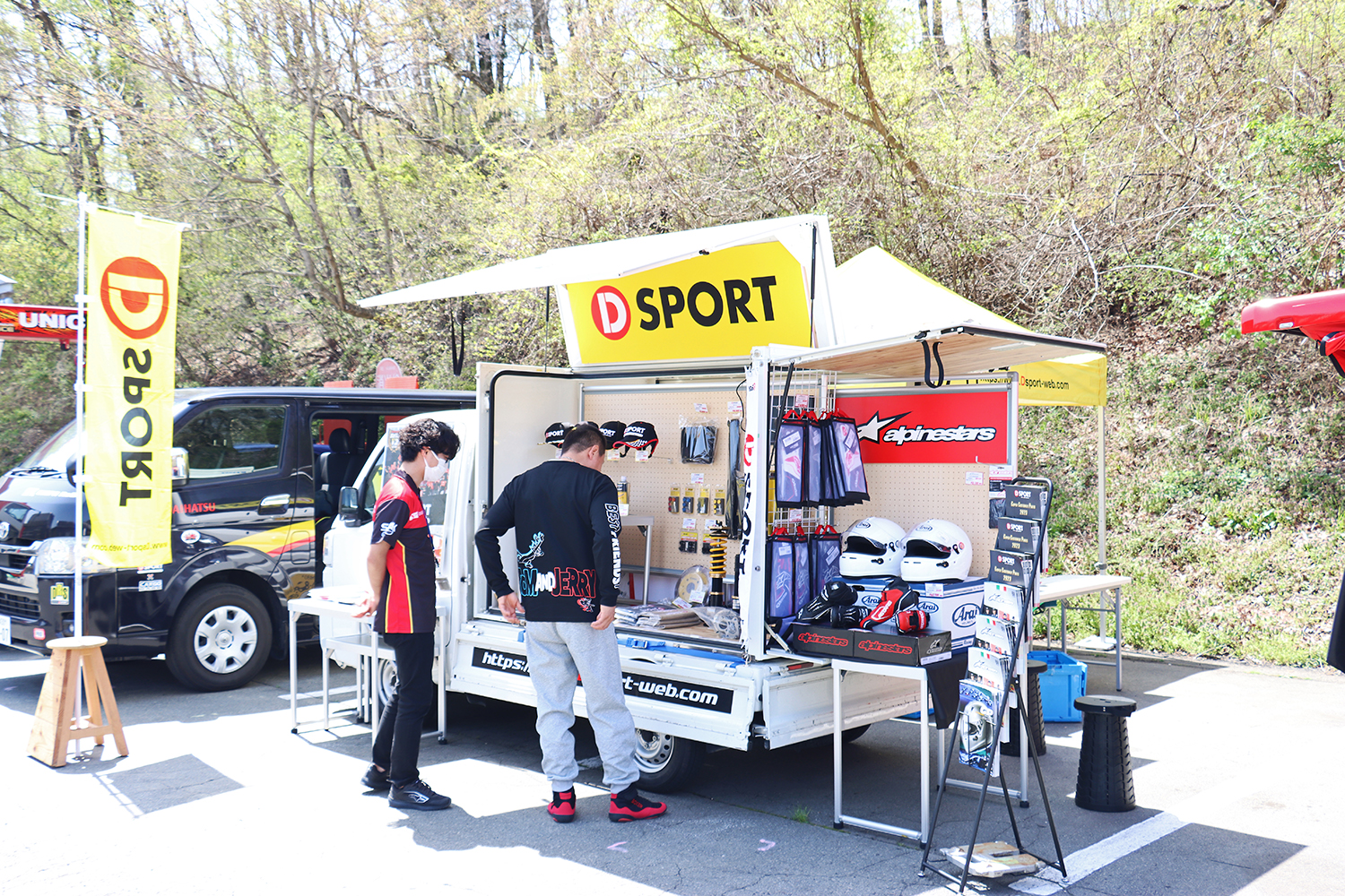 「D-SPORT&DAIHATSU challenge Cup」の展示