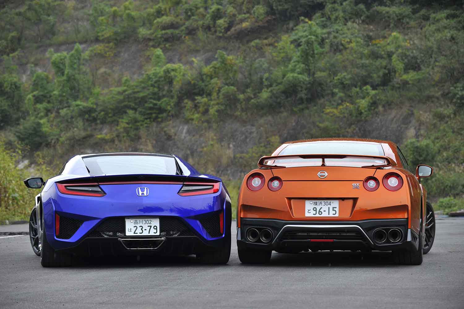 ホンダNSX（NC1）と日産GT-R（R35）のリヤ 〜 画像11