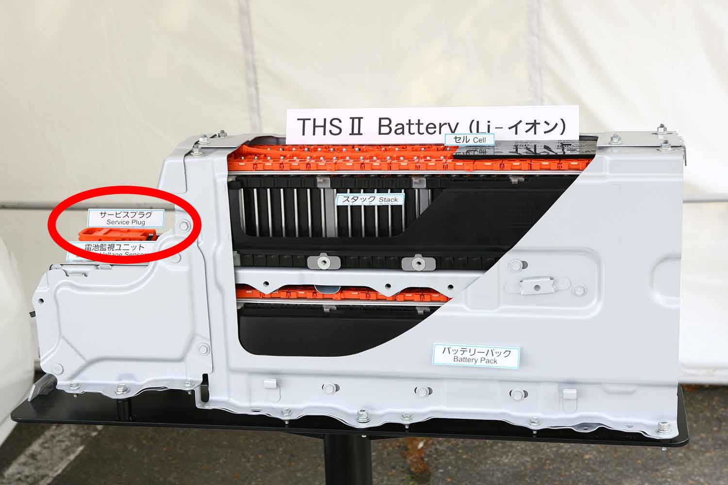 トヨタのTHSIIにあるサービスプラグ