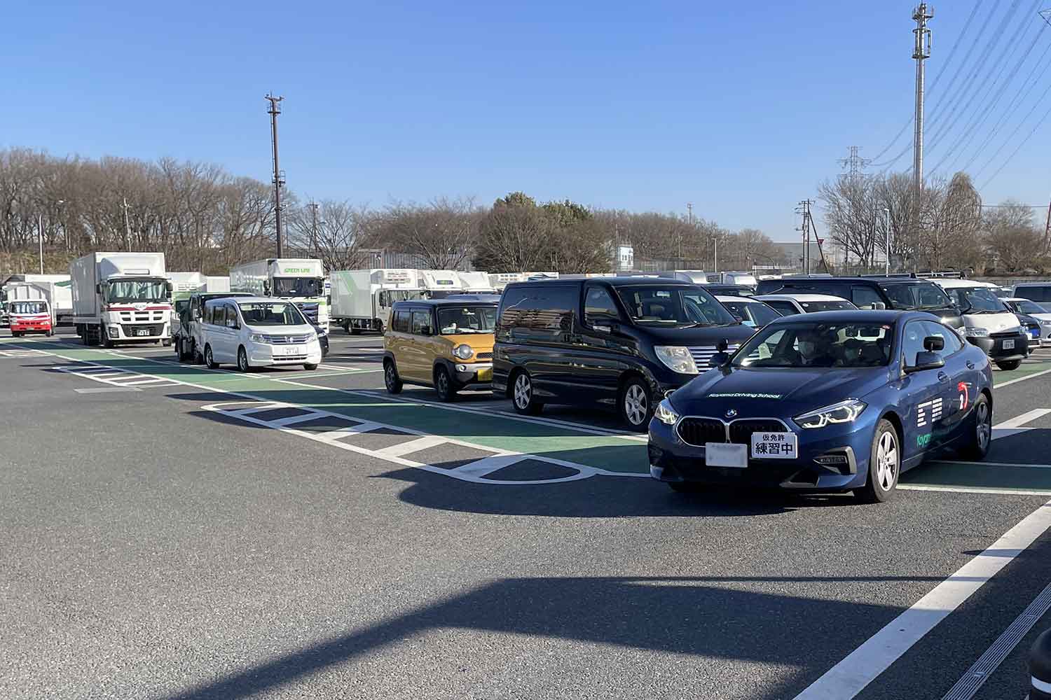 高速教習中のBMWの教習車 〜 画像2