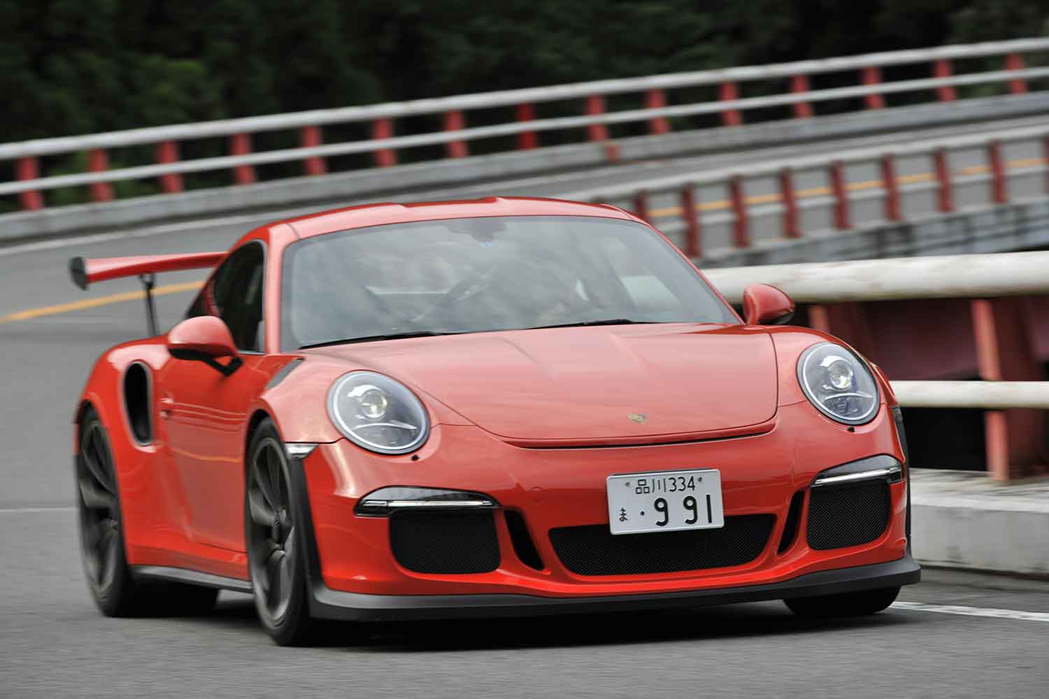 ポルシェ911GT3RS（991）の走行写真