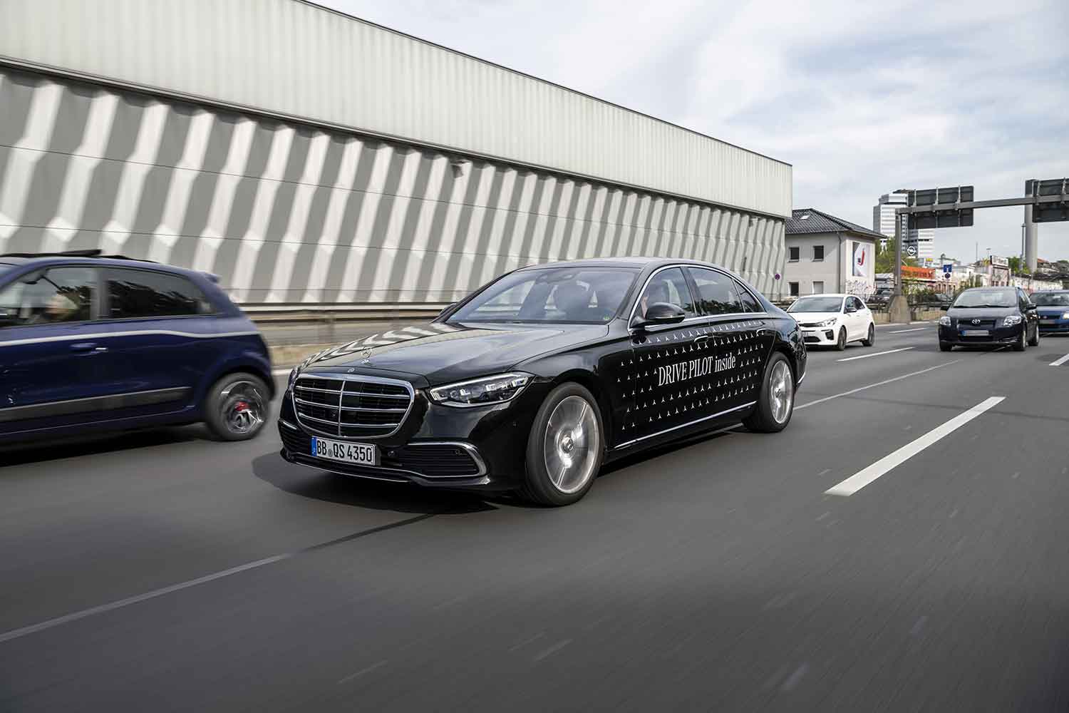 メルセデス・ベンツの自動運転の試験車両