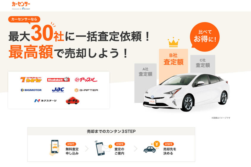 カーセンサーの車買取サービスはおすすめ？　口コミや評判や特徴について紹介