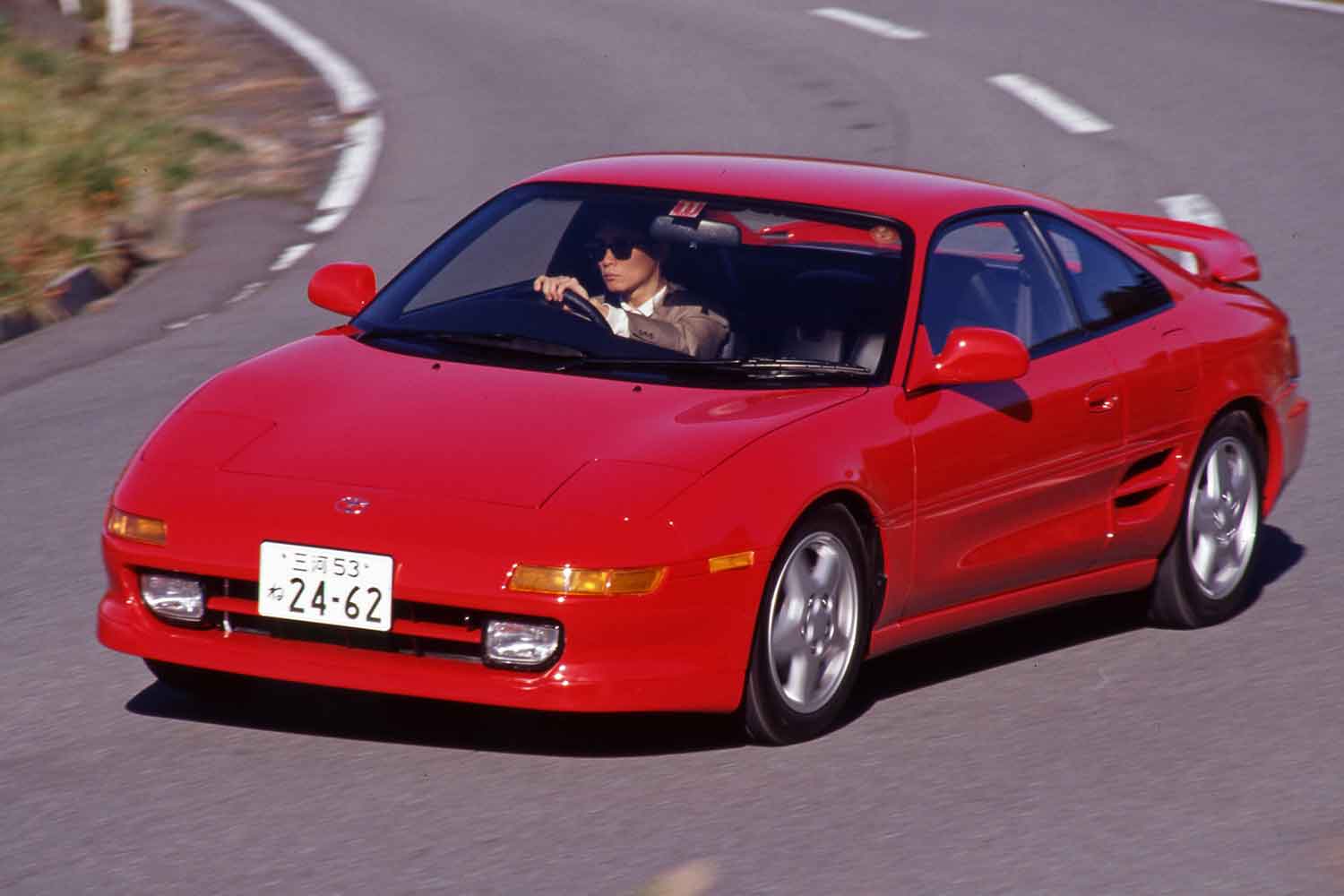 トヨタMR2（SW20）の走行写真