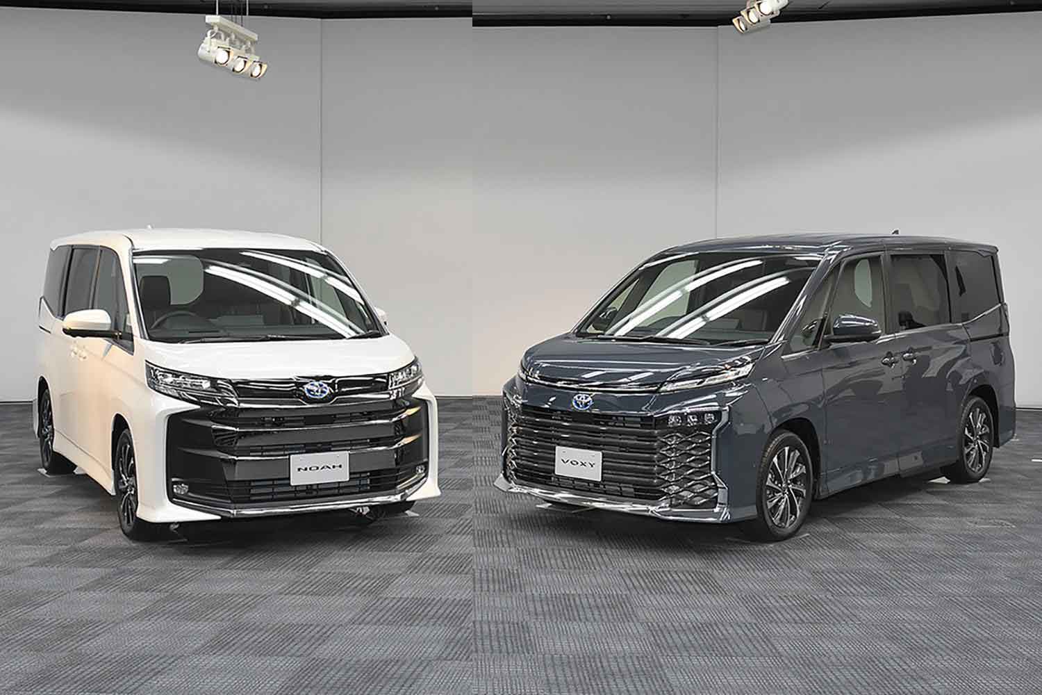 トヨタ・ノア＆ヴォクシー（4代目）の2台並び 〜 画像6