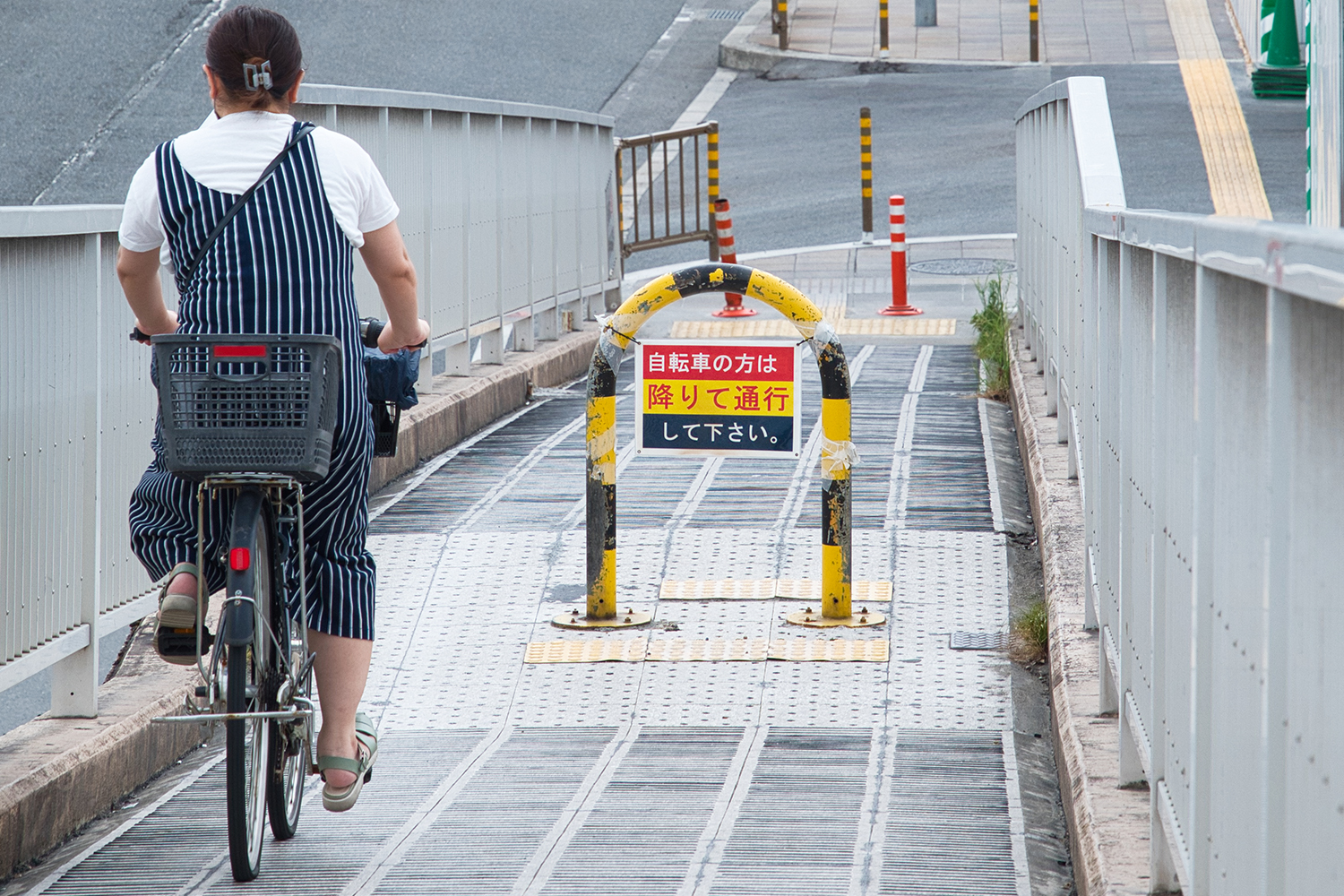 違反をしている自転車