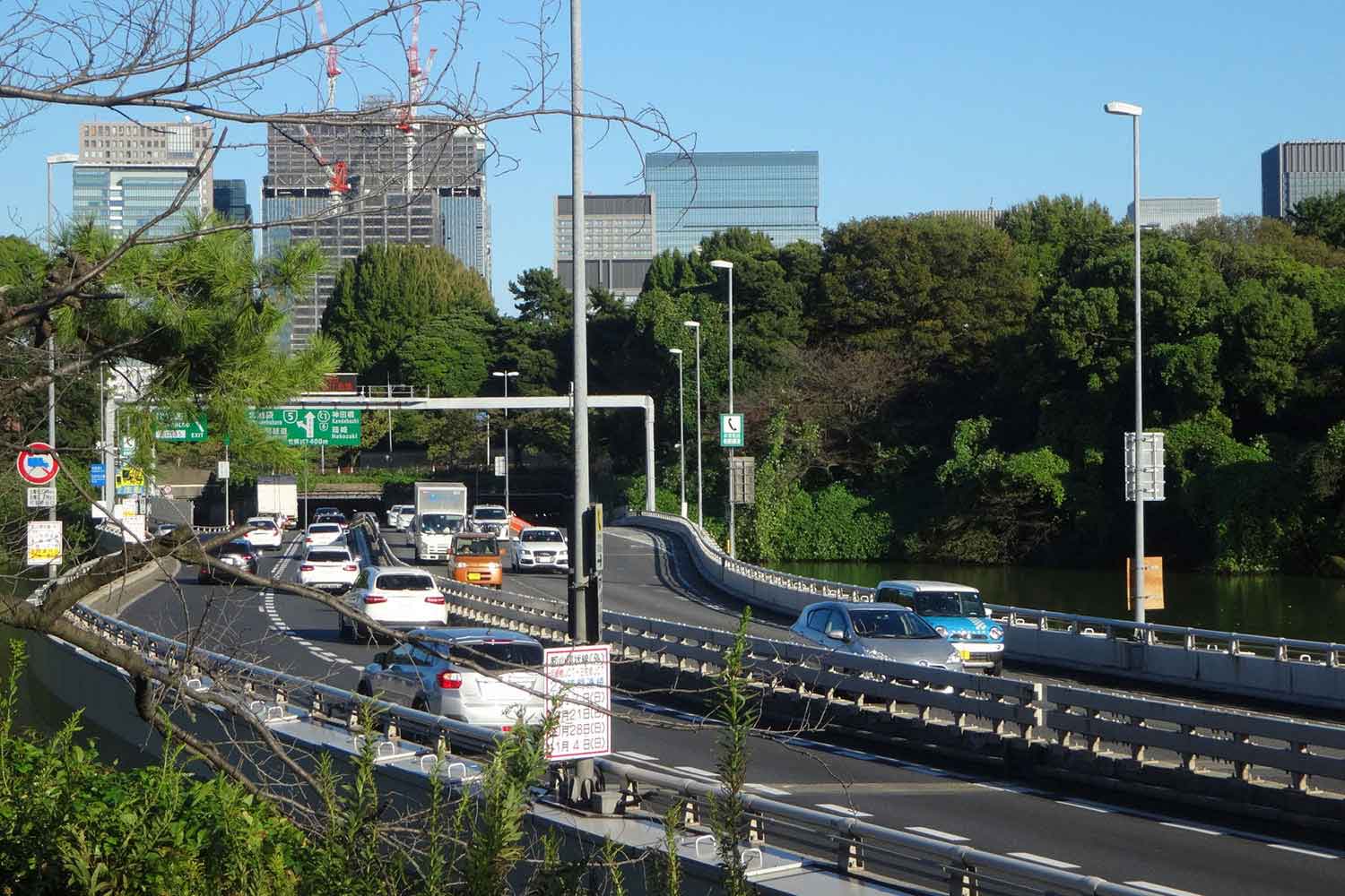 皇居近くを通る首都高の通行状況 〜 画像3