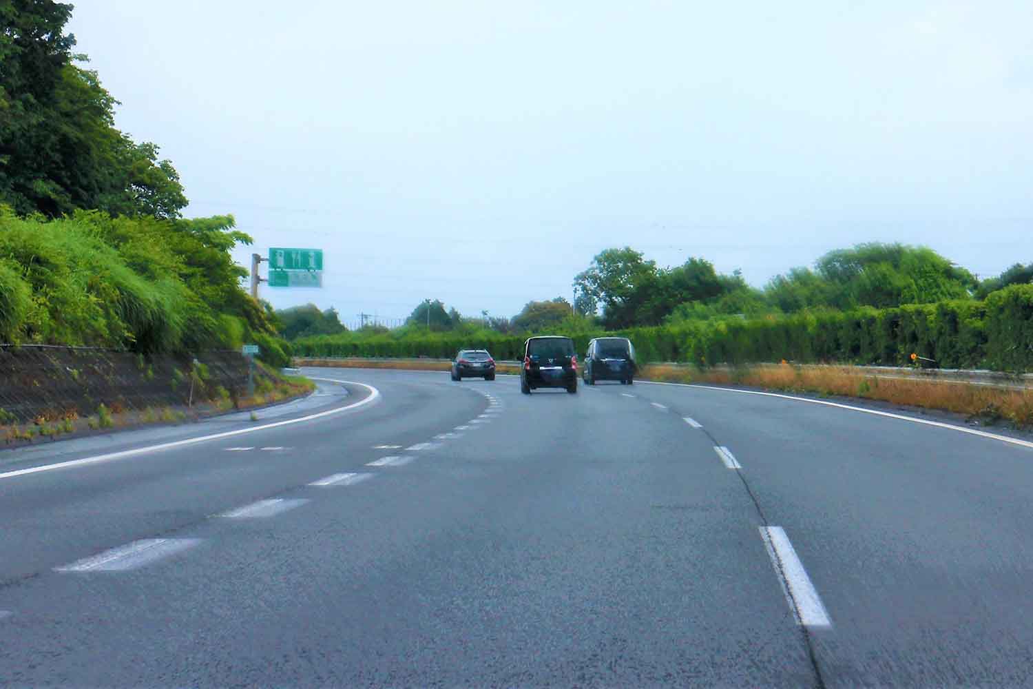 高速道路の様子