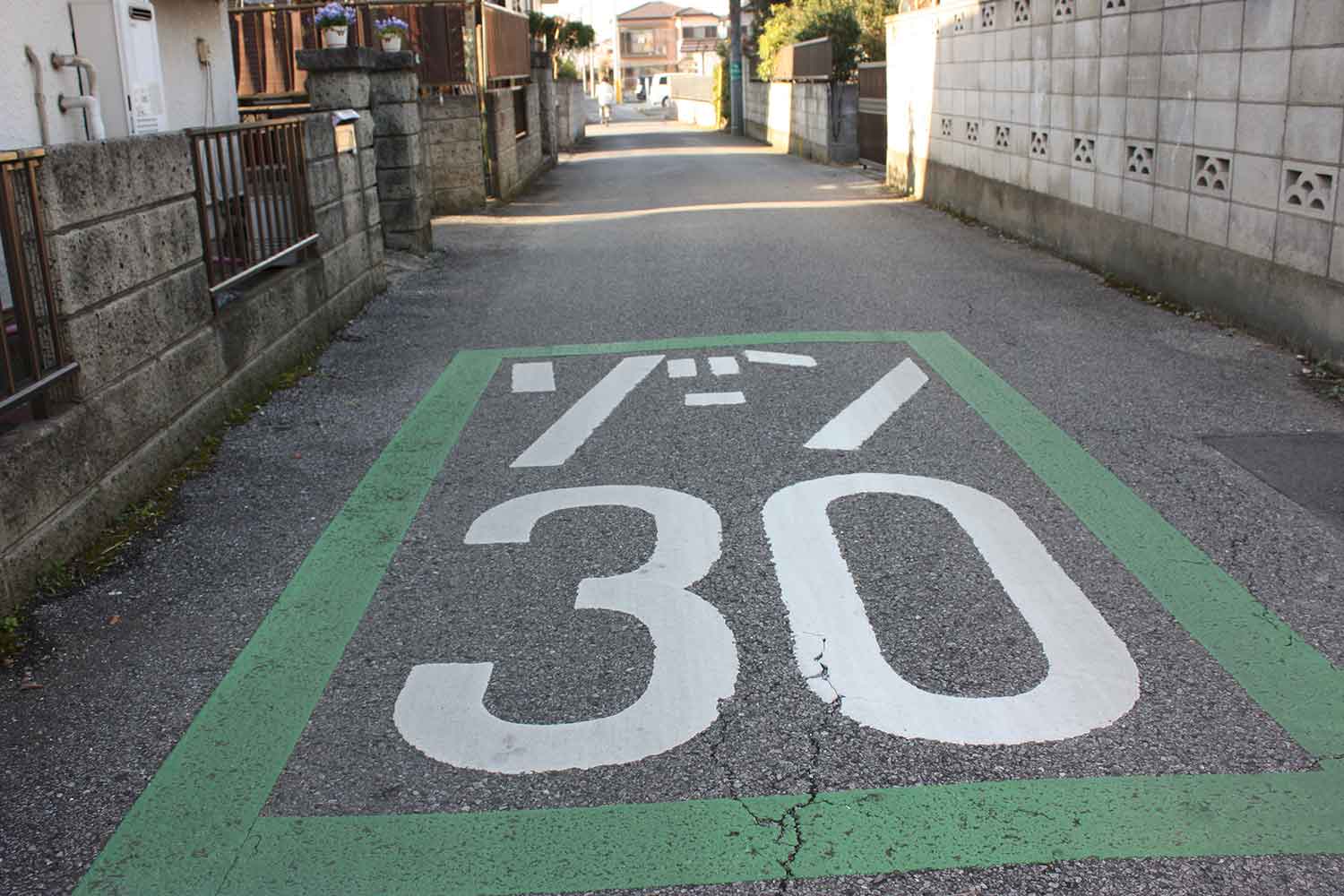 ゾーン30の道路表示 〜 画像4