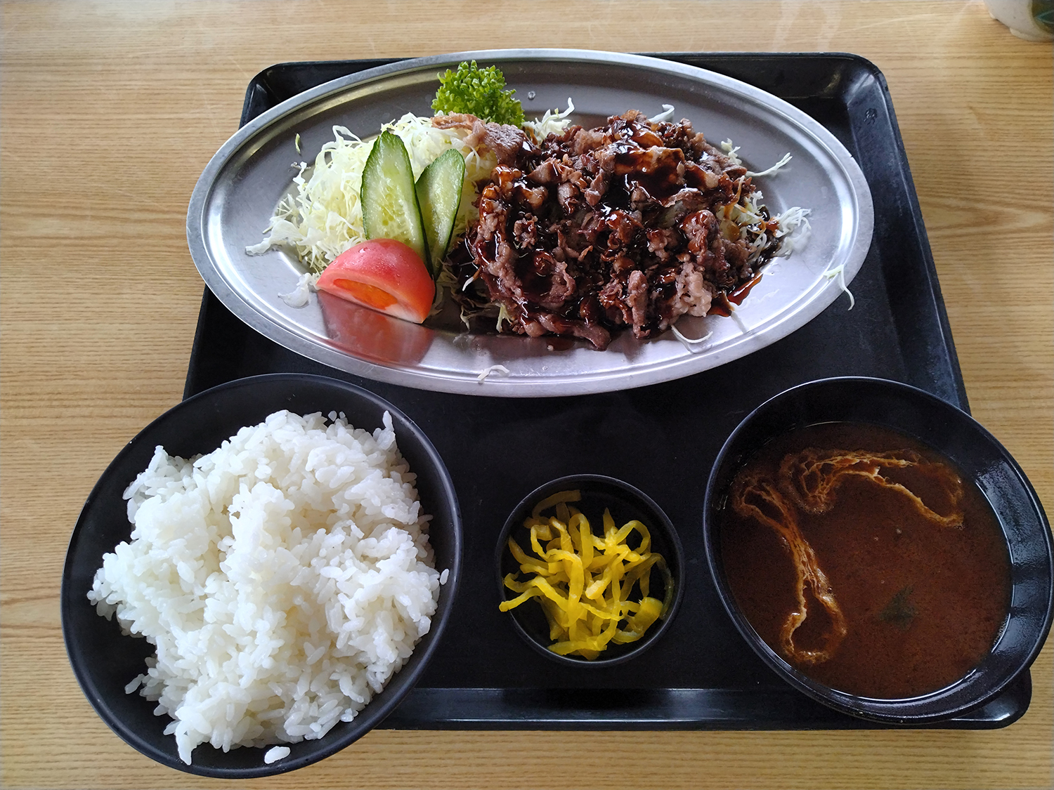 采女食堂の肉炒め定食 〜 画像5