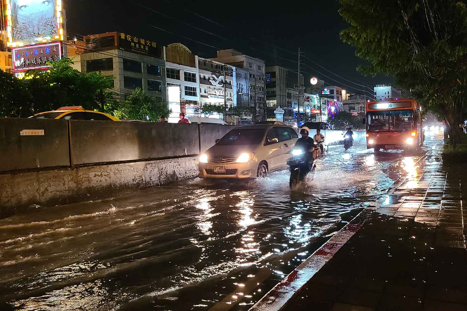 タイの洪水の様子