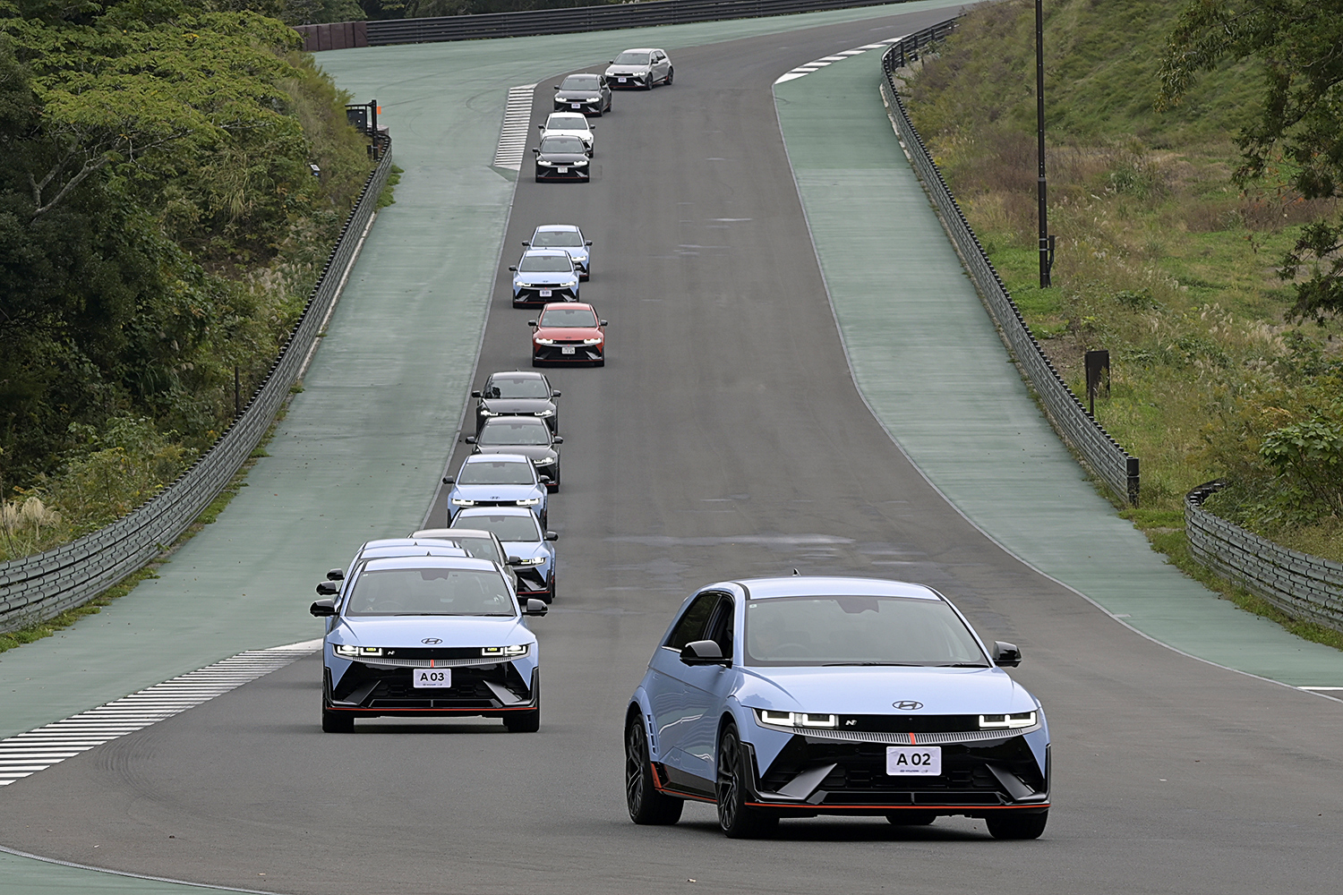 THE MAGARIGAWA CLUBをパレードランするヒョンデ・アイオニック5 N ファーストエディション 〜 画像26