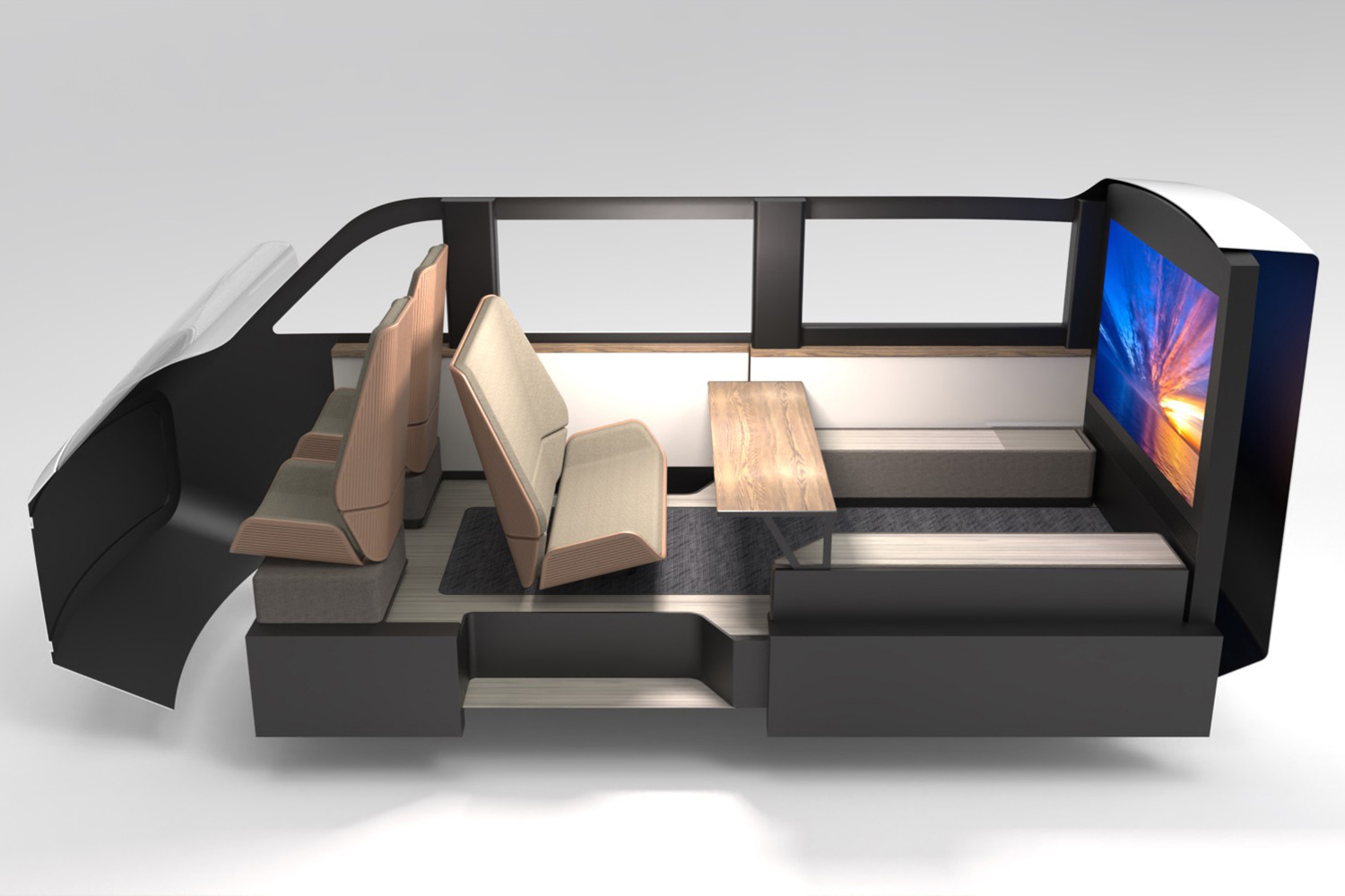 シャープLDK+の車内透視図