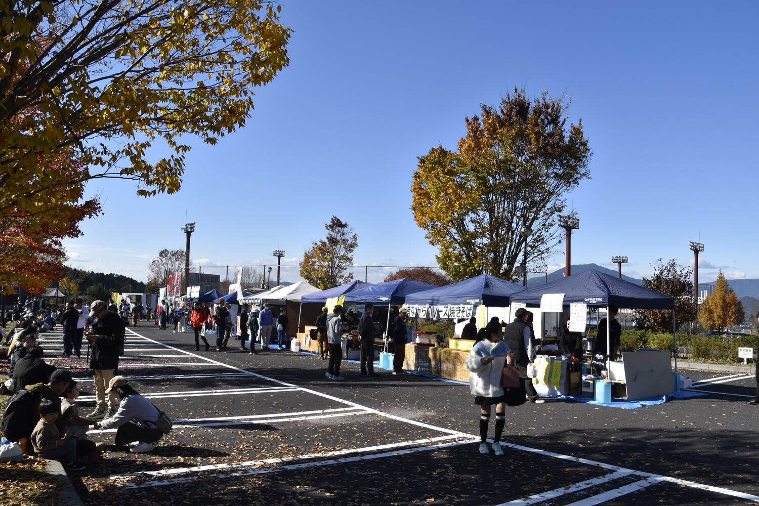 中津川公園の出店