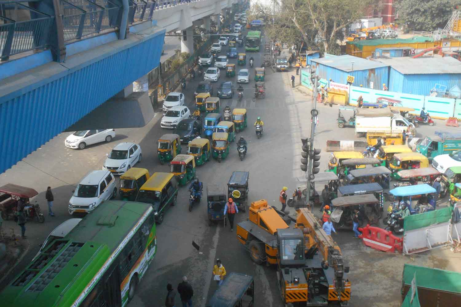 インド・デリーの道路の様子 〜 画像11