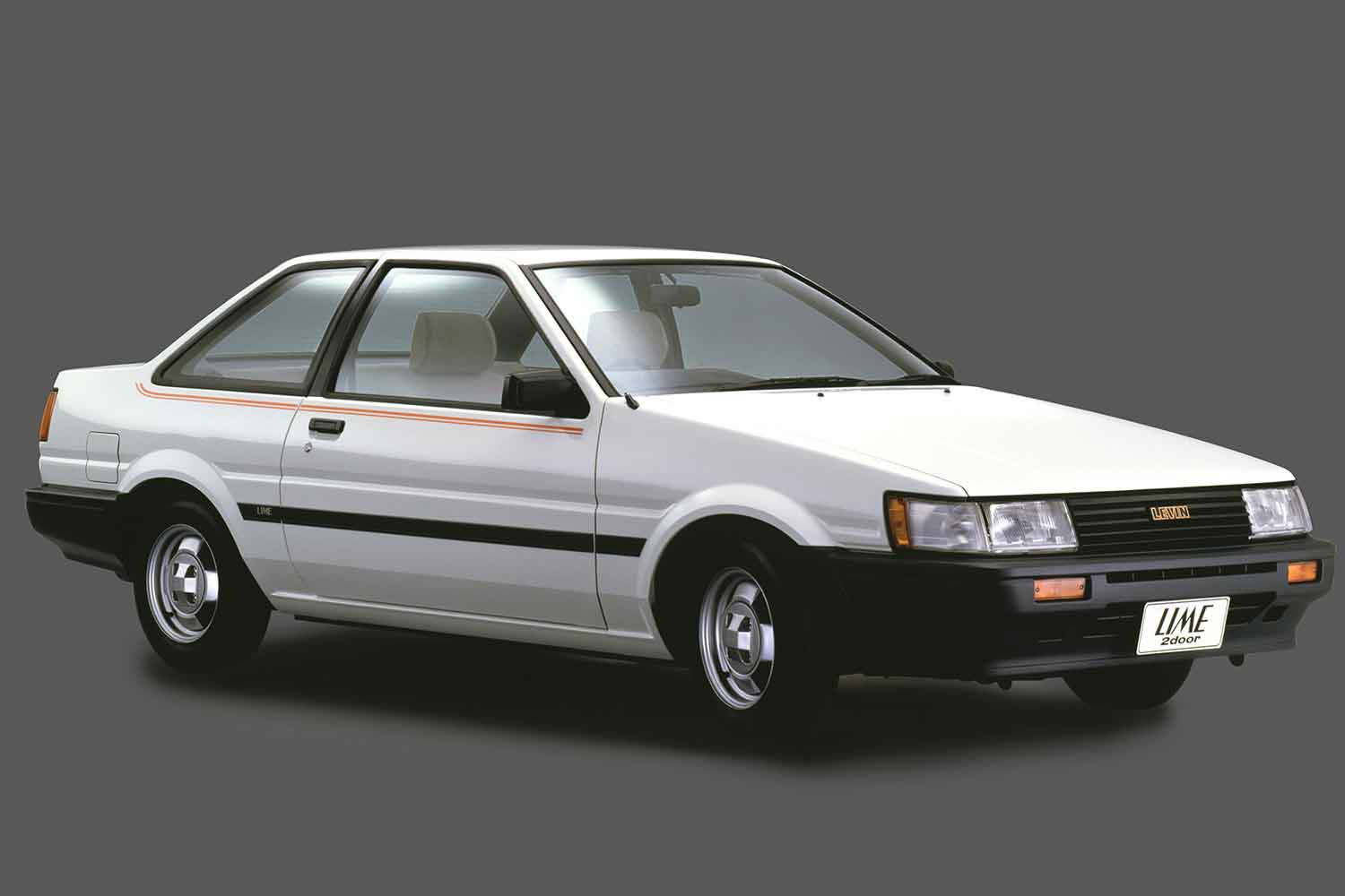 トヨタ・カローラレビン（AE85）の女性仕様車「ライム」