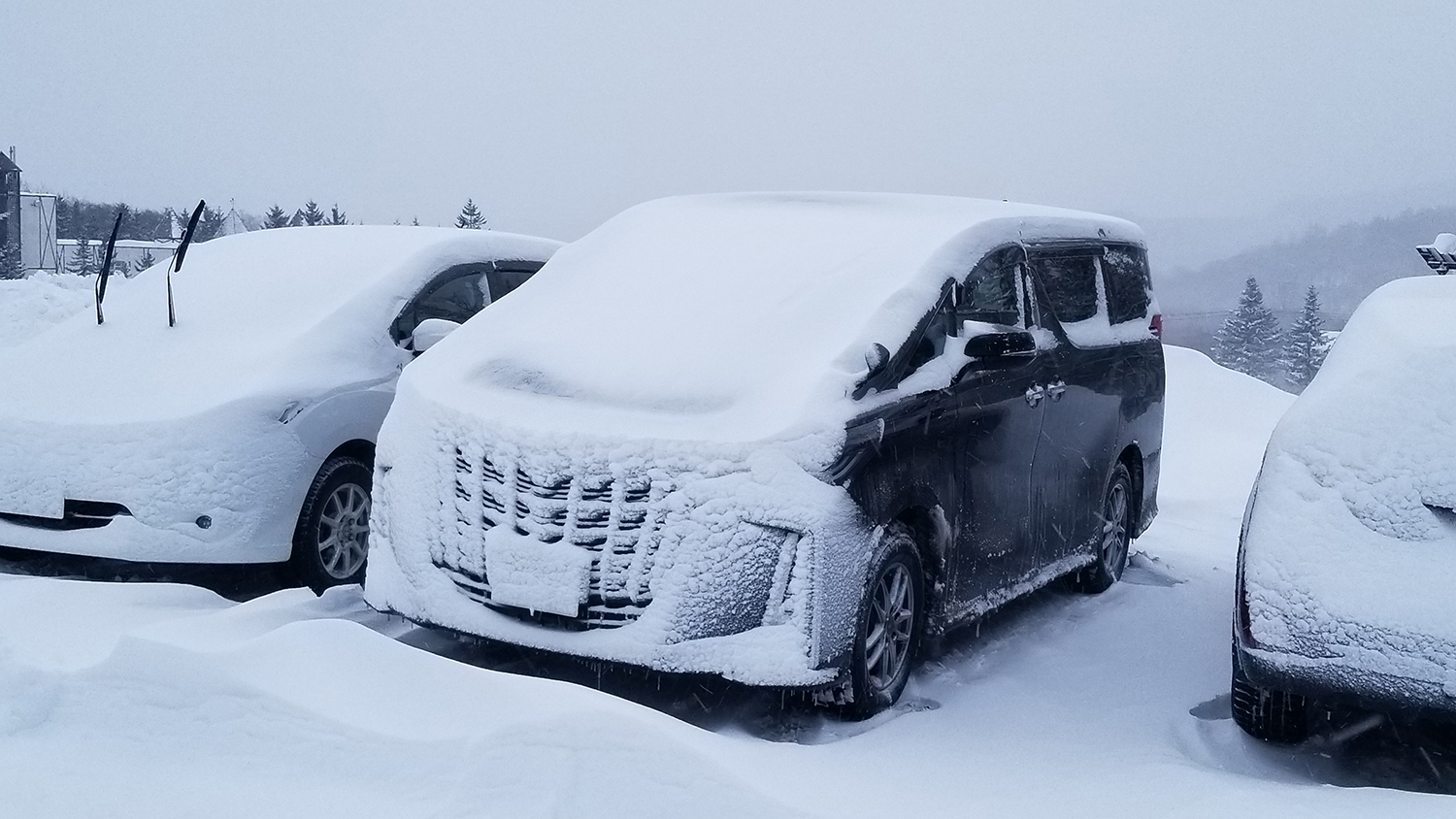 北海道での積雪イメージ