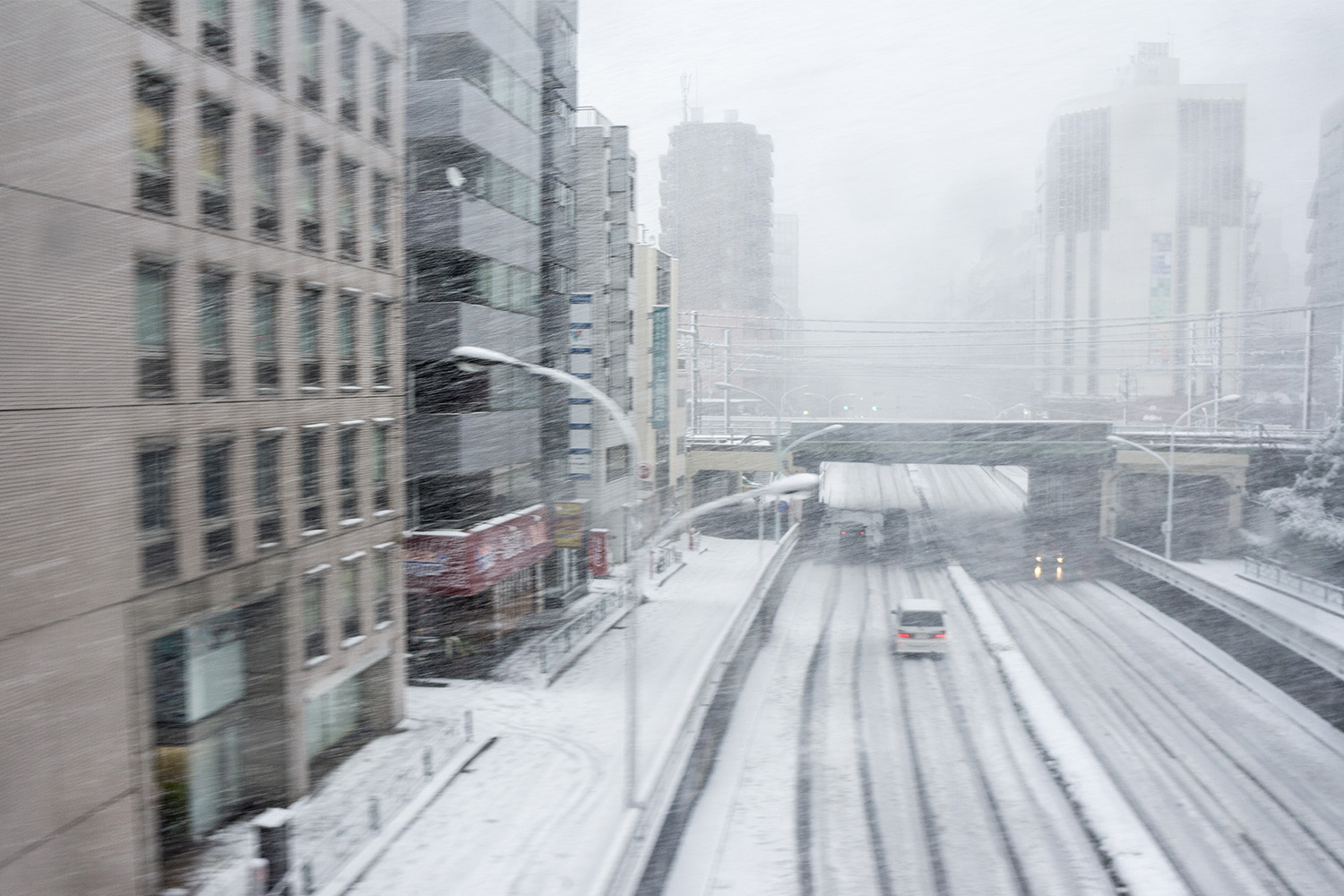 都心部での積雪のイメージ