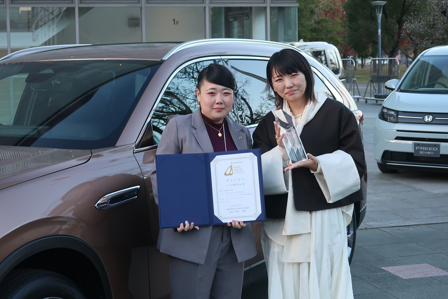 CX-80を担当した渡邉瑞希さん（写真左）と堤遙加さん（写真右） 〜 画像9