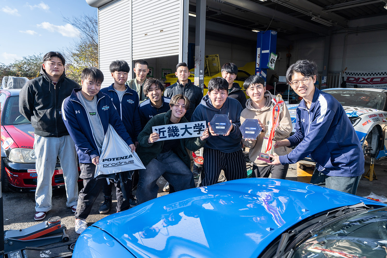 近畿大学自動車部は「やるべきときはしっかりとやる」というメリハリ部活方針で「Formula Gymkhana 2024」全国３位の大躍進