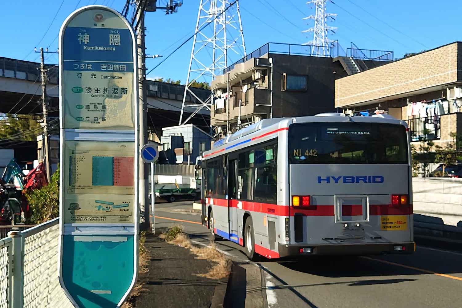 住宅街のバス停 〜 画像5