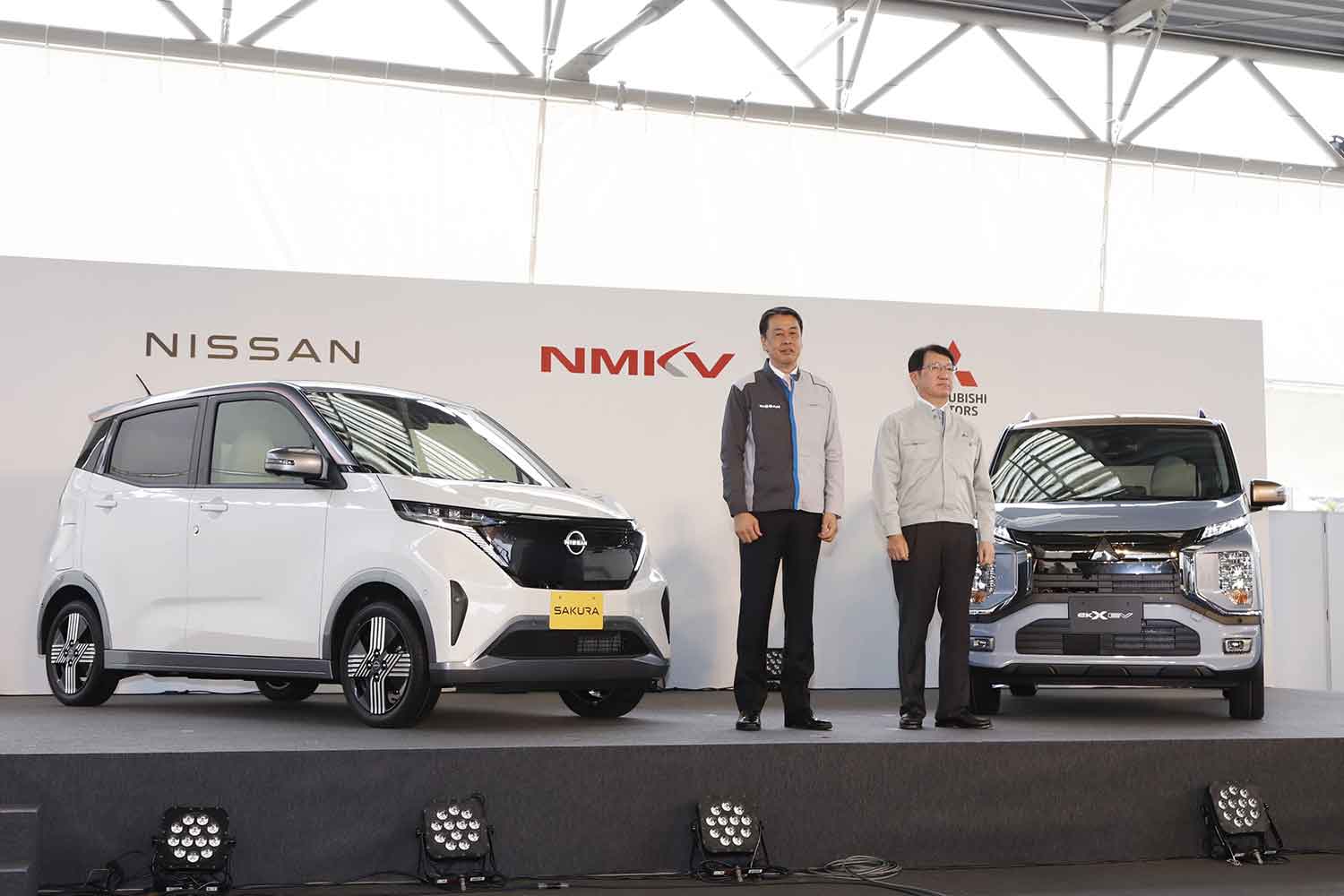 NMKVが生産している日産サクラと三菱ekクロスEV